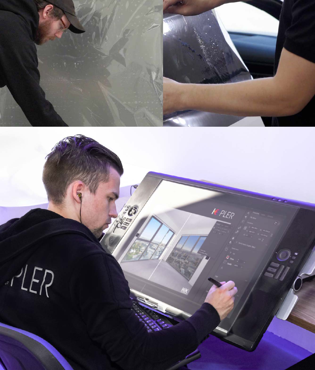 Kepler Specialist Performing Commercial Window Tinting in Carmel Carmel