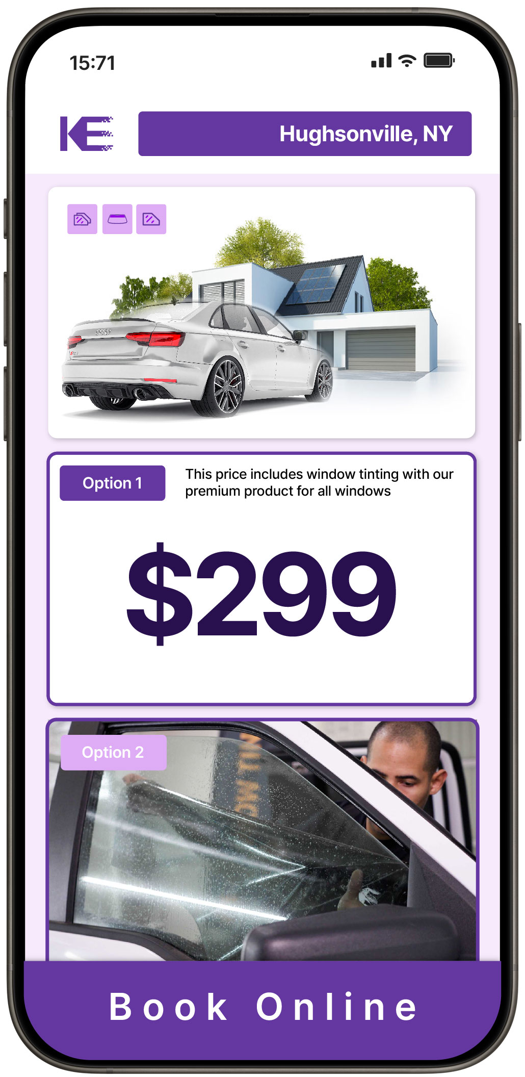 View Competitive Window Tinting Prices in Hughsonville, New York