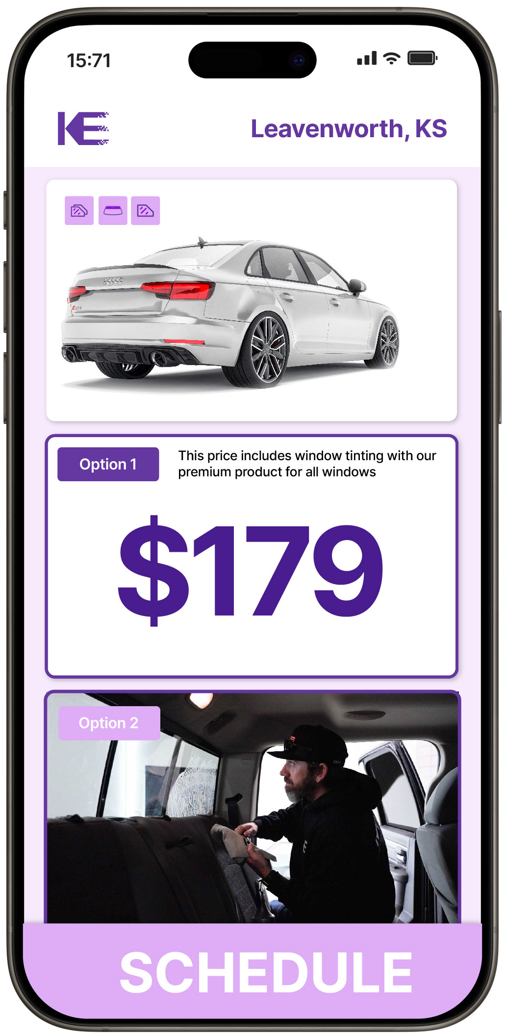 View Reasonable Car Window Tinting Prices in Leavenworth, Kansas