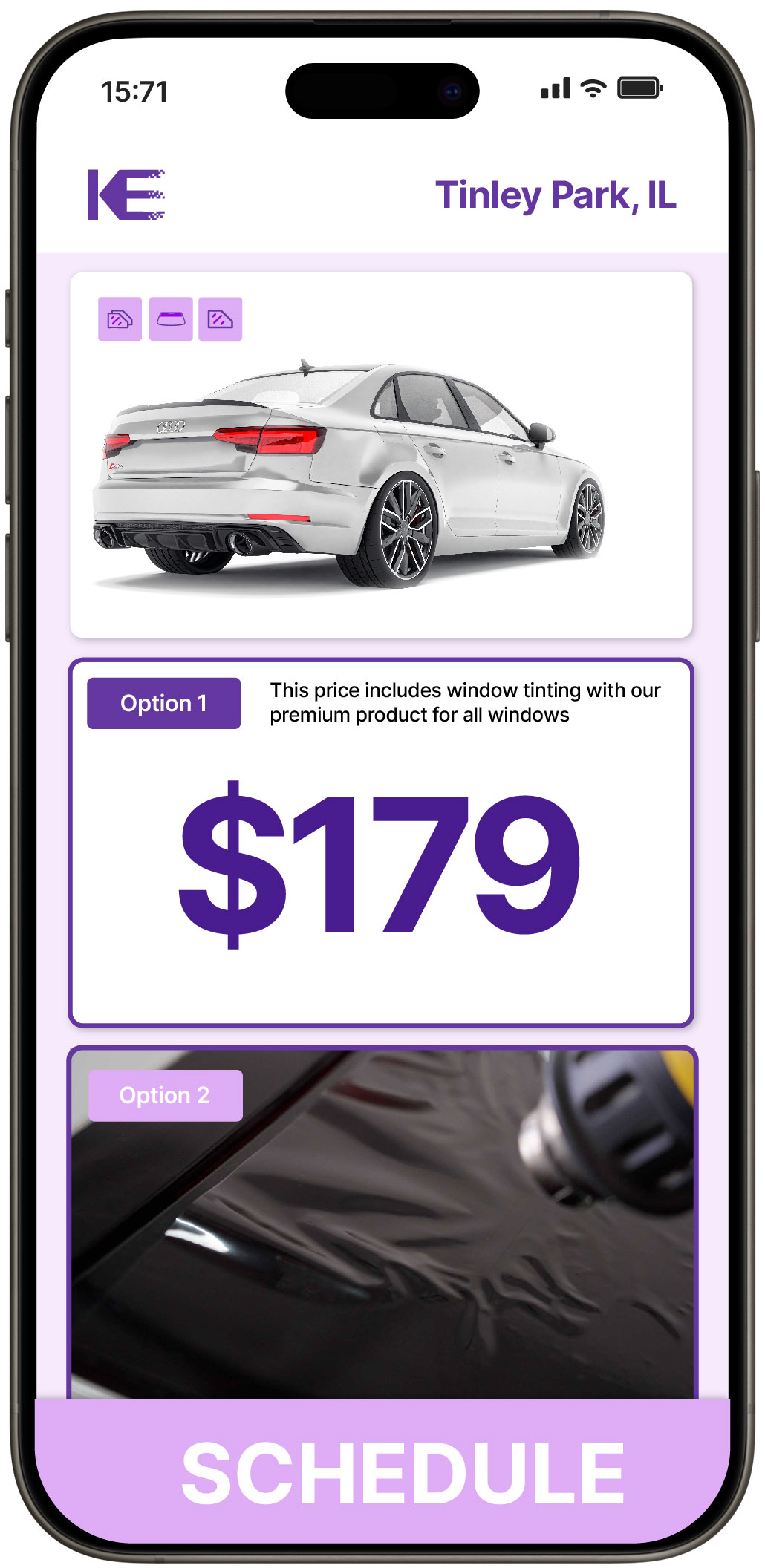 View Reasonable Car Window Tinting Prices in Tinley Park, Illinois