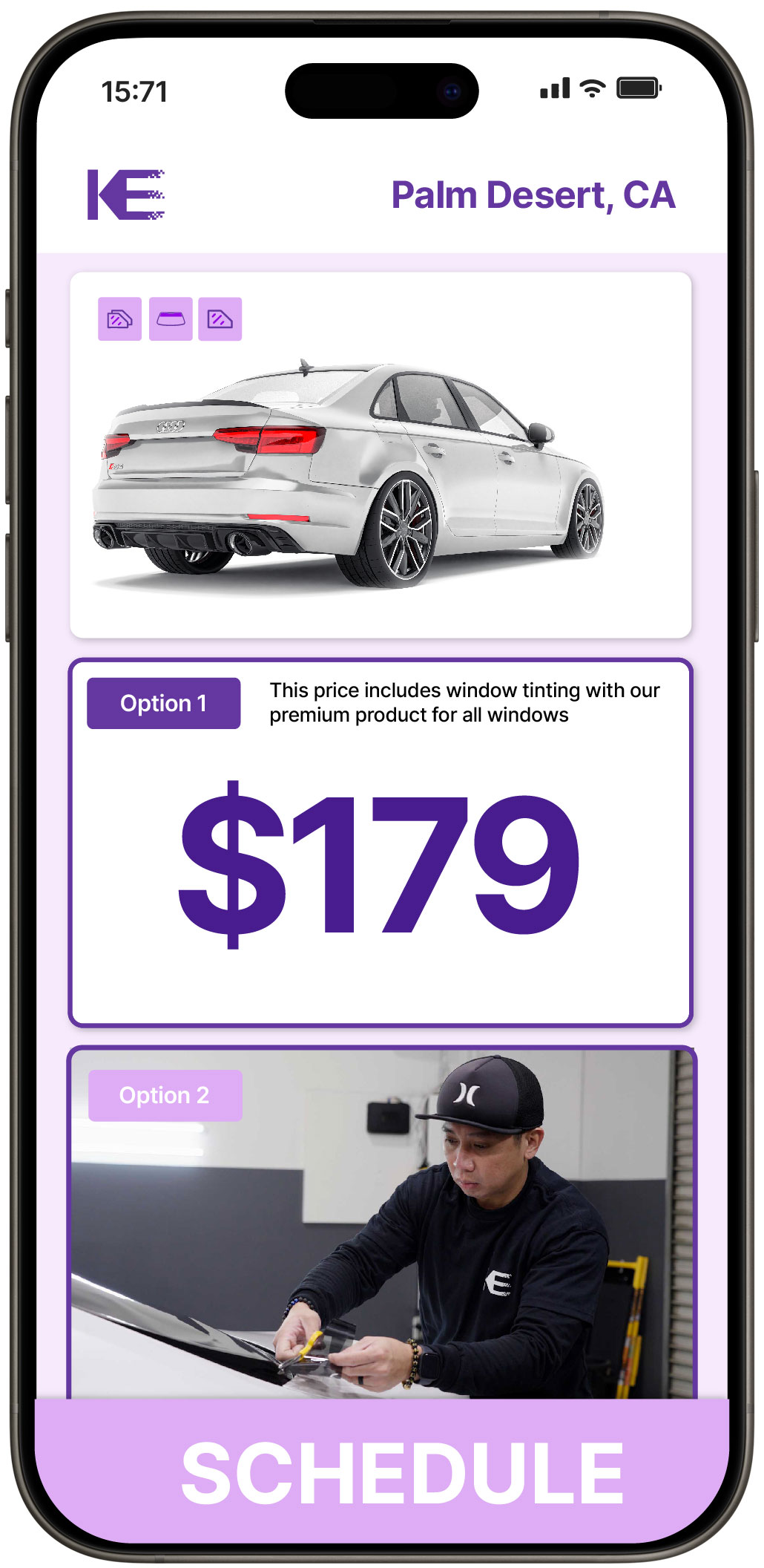 View Reasonable Car Window Tinting Costs in Palm Desert, California