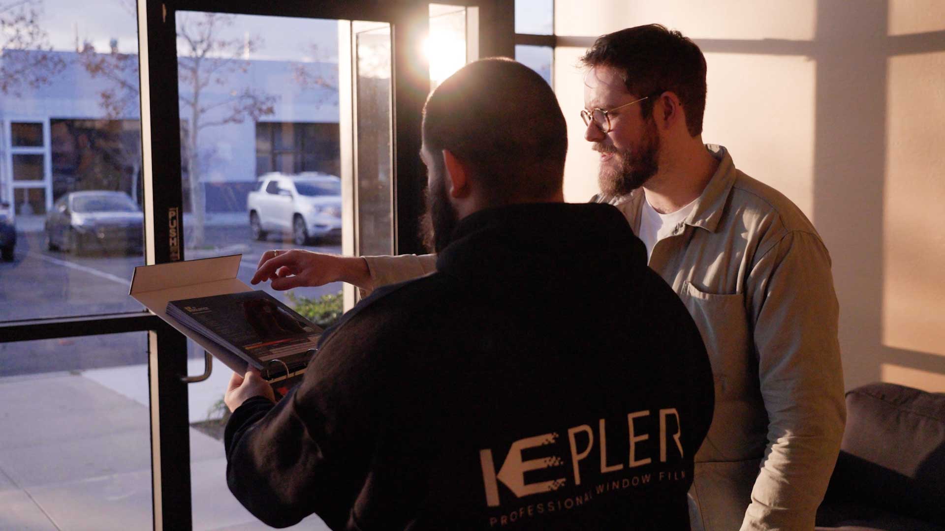 Kepler Dealer Cleaning Office Window Film in Oklahoma