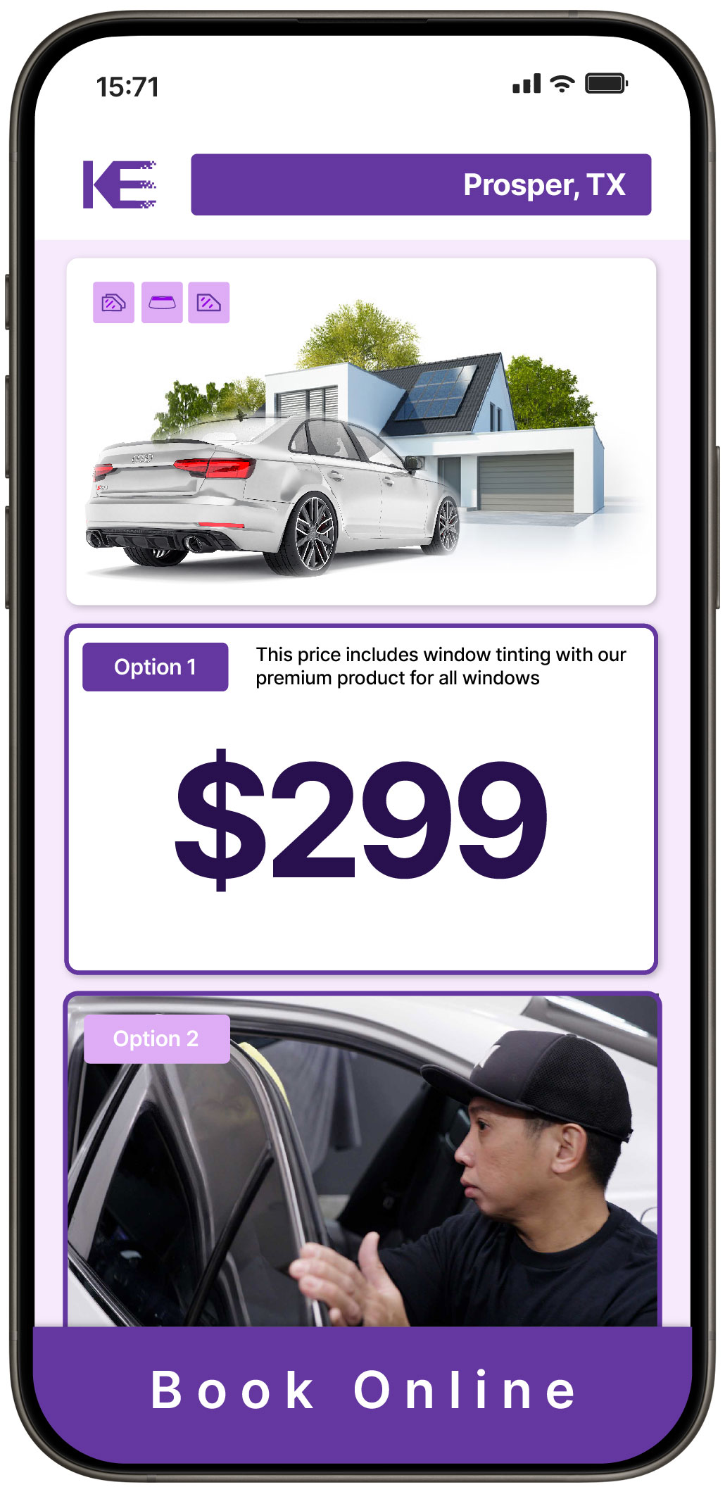 View Reasonable Tesla Window Tinting Prices in Temple, Texas