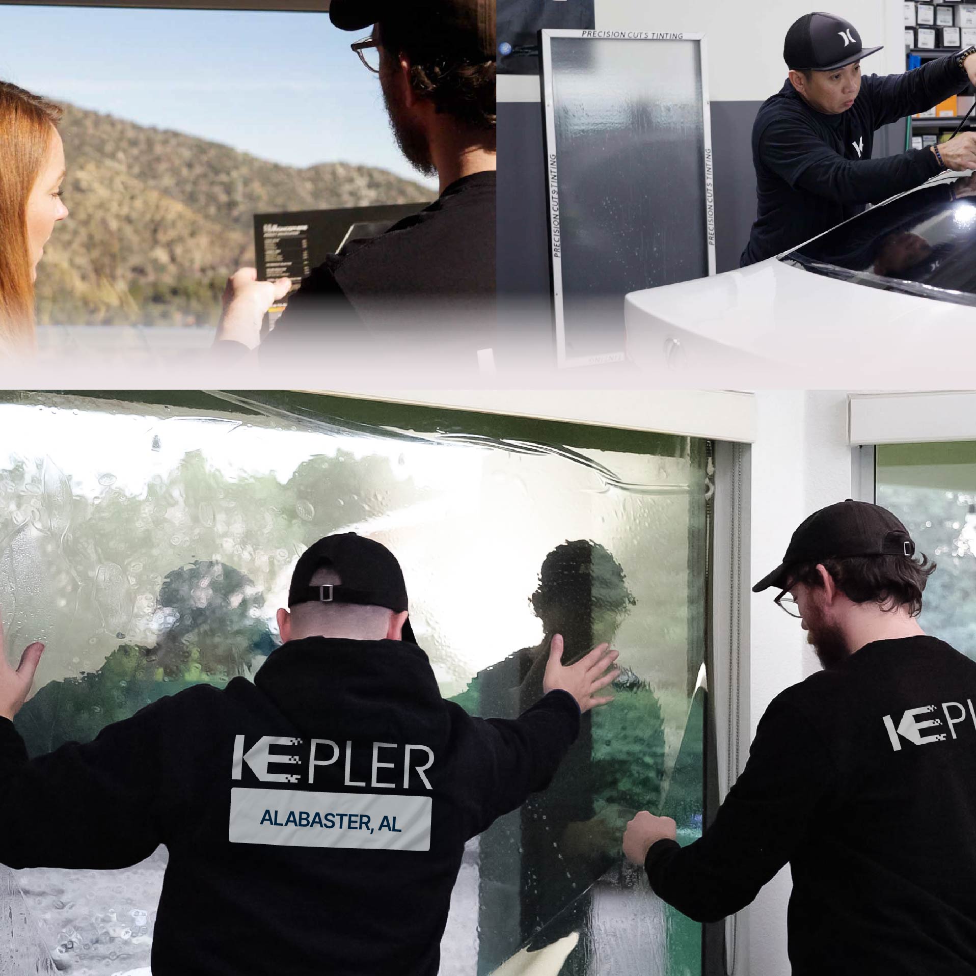 Kepler Specialist Performing Commercial Window Tinting in Alabaster Alabaster