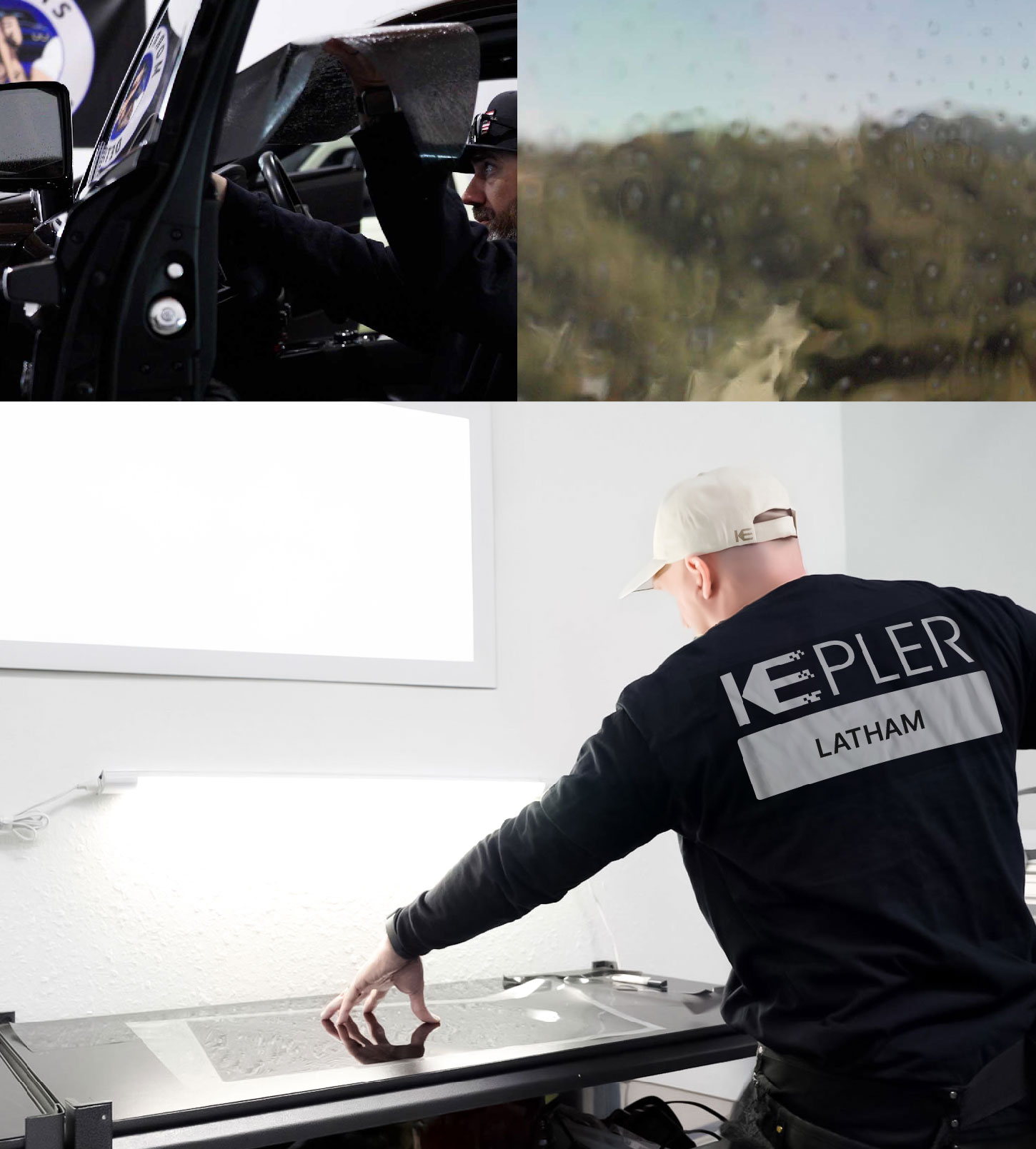 Window Tinting Specialist Cutting Film in Latham, New York