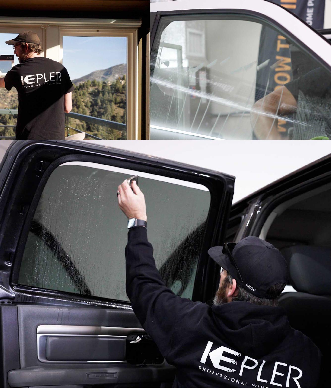 Kepler Window Tinting Specialists at Work in Maple Shade, New Jersey