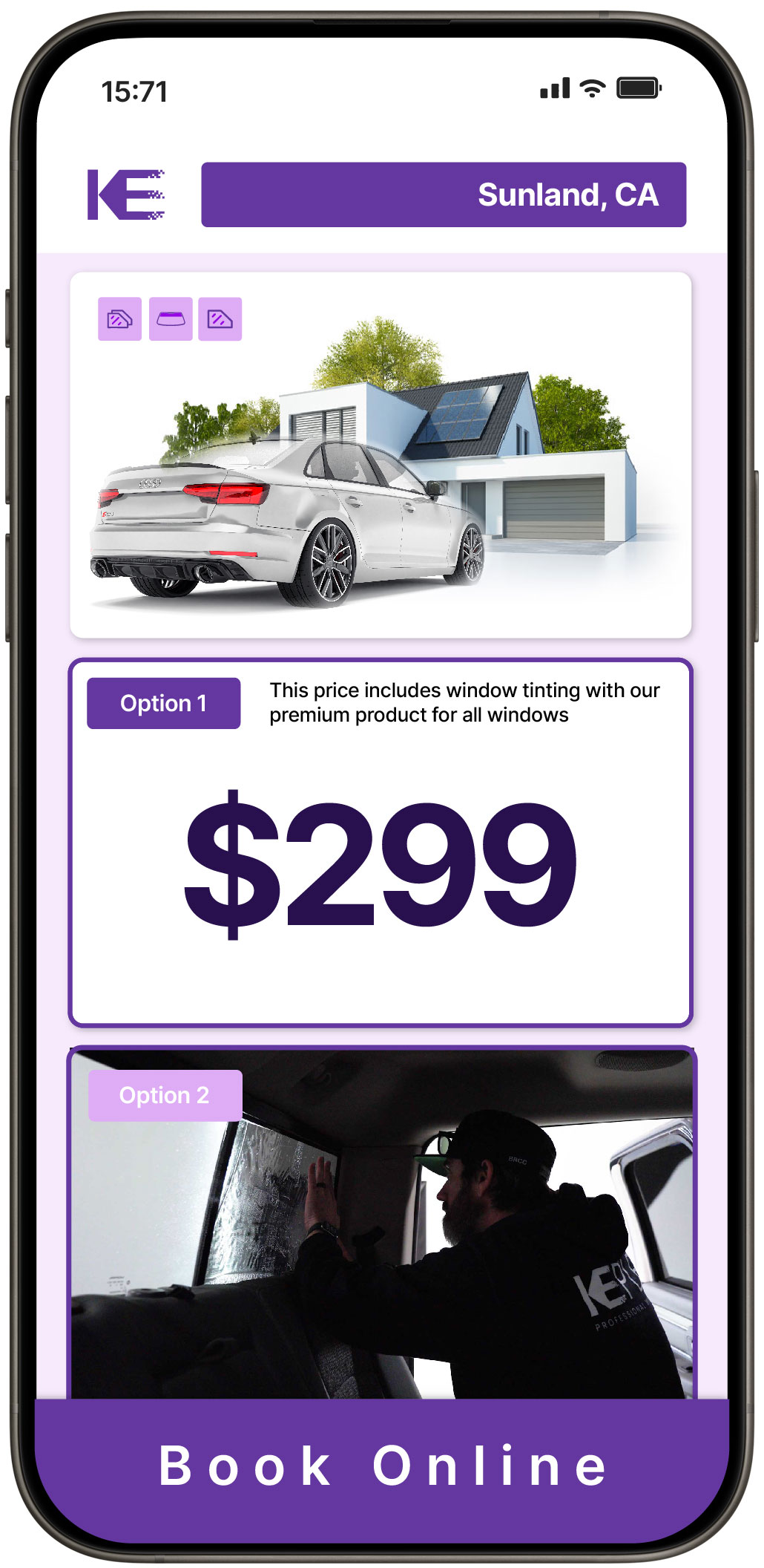 View Competitive Window Tinting Prices in Sunland, California