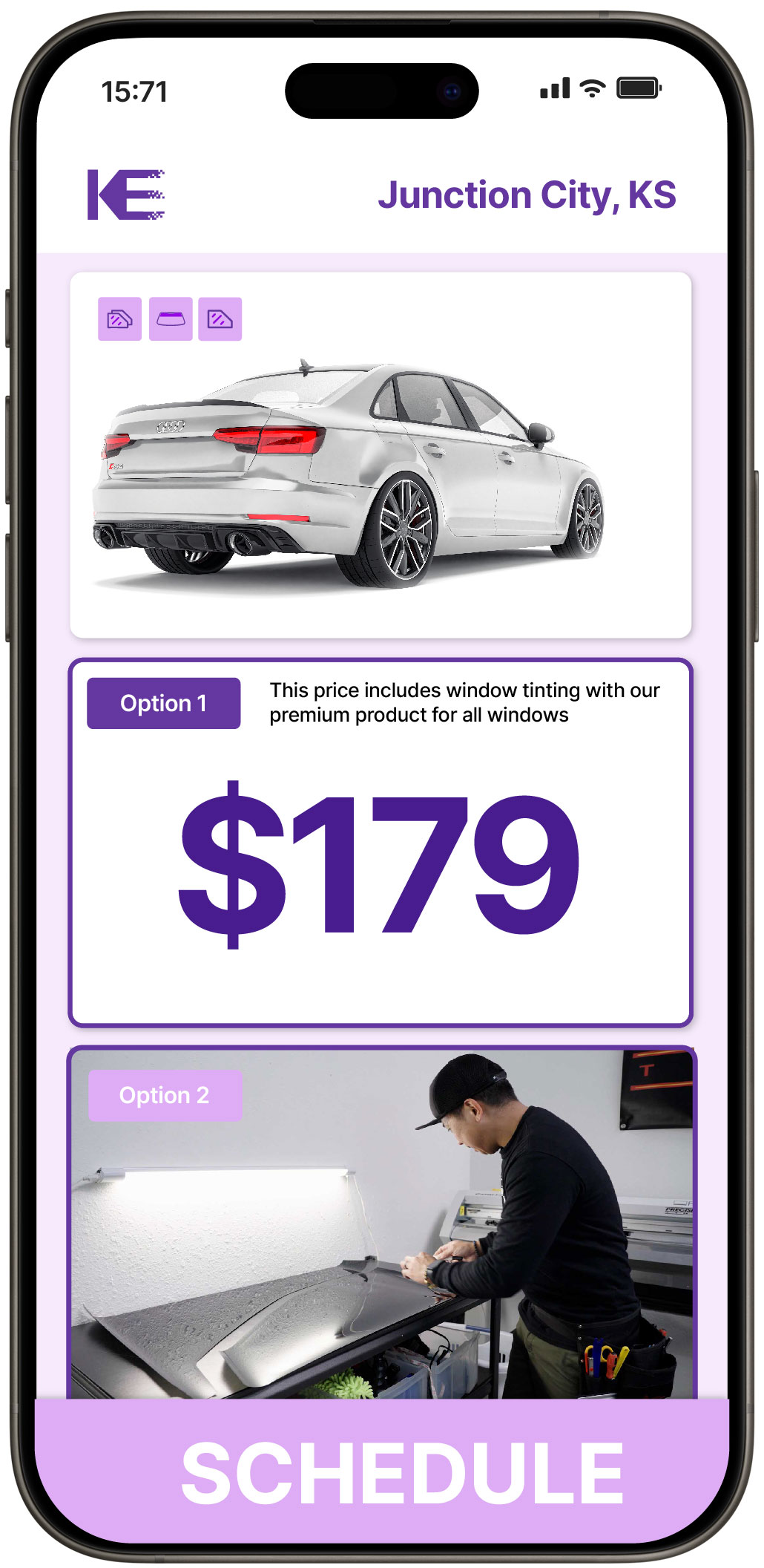 View Competitive Car Window Tinting Costs in Junction City, Kansas