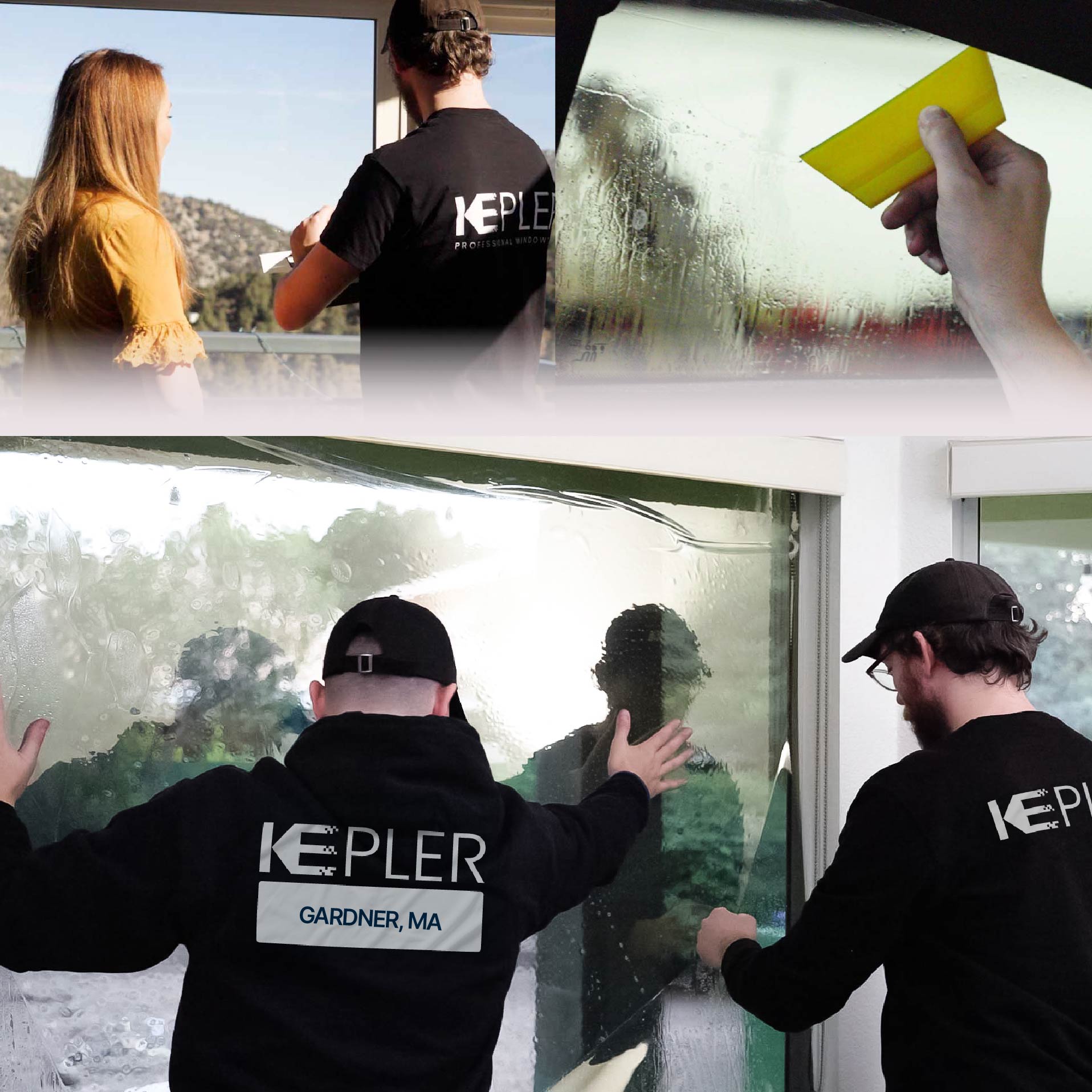Kepler Specialist Performing Commercial Window Tinting in Gardner Gardner