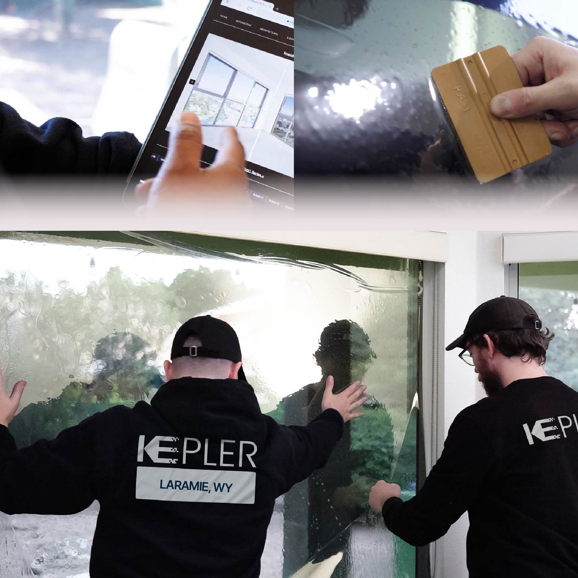 Kepler Specialist Performing Commercial Window Tinting in Laramie Laramie