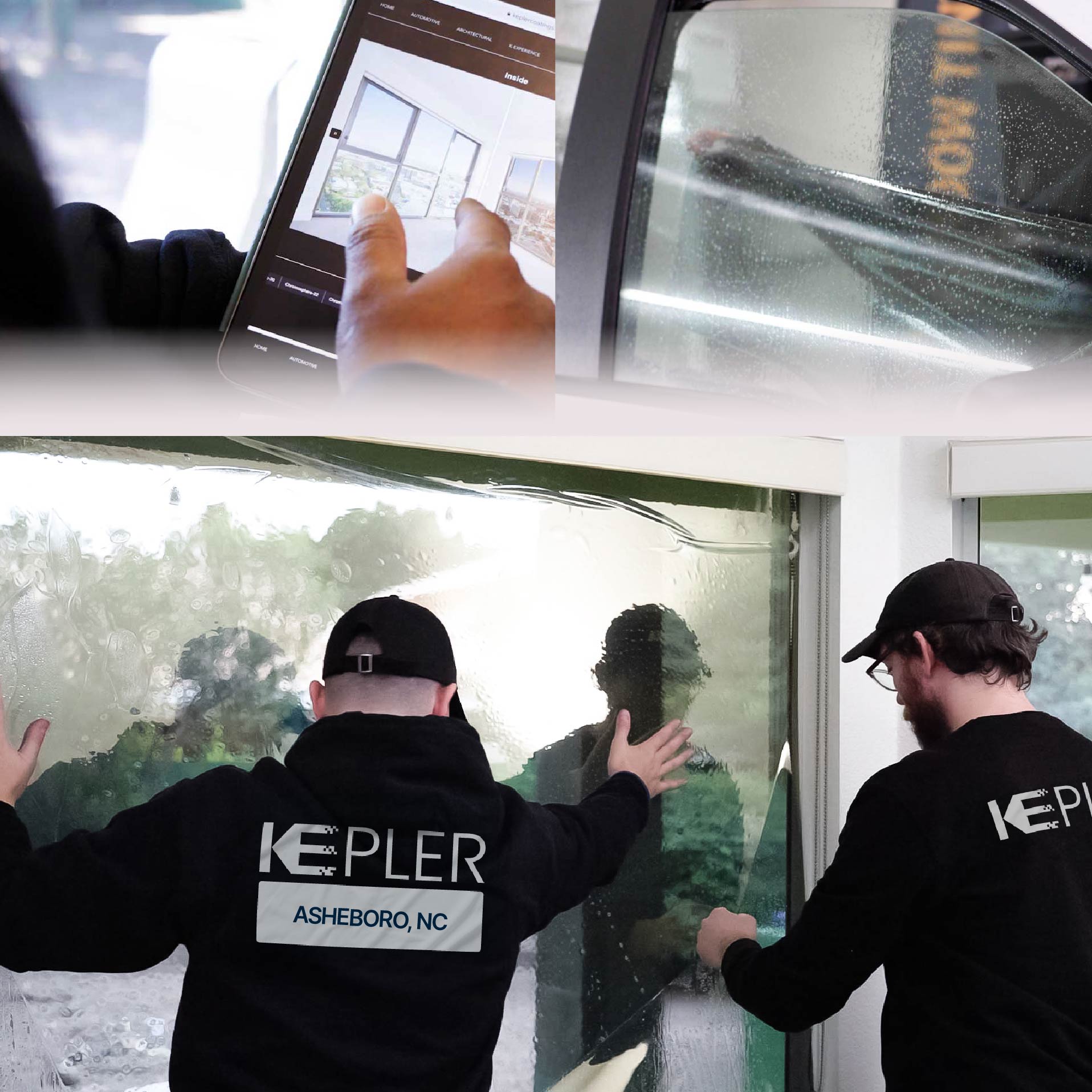Kepler Specialist Performing Commercial Window Tinting in Asheboro Asheboro