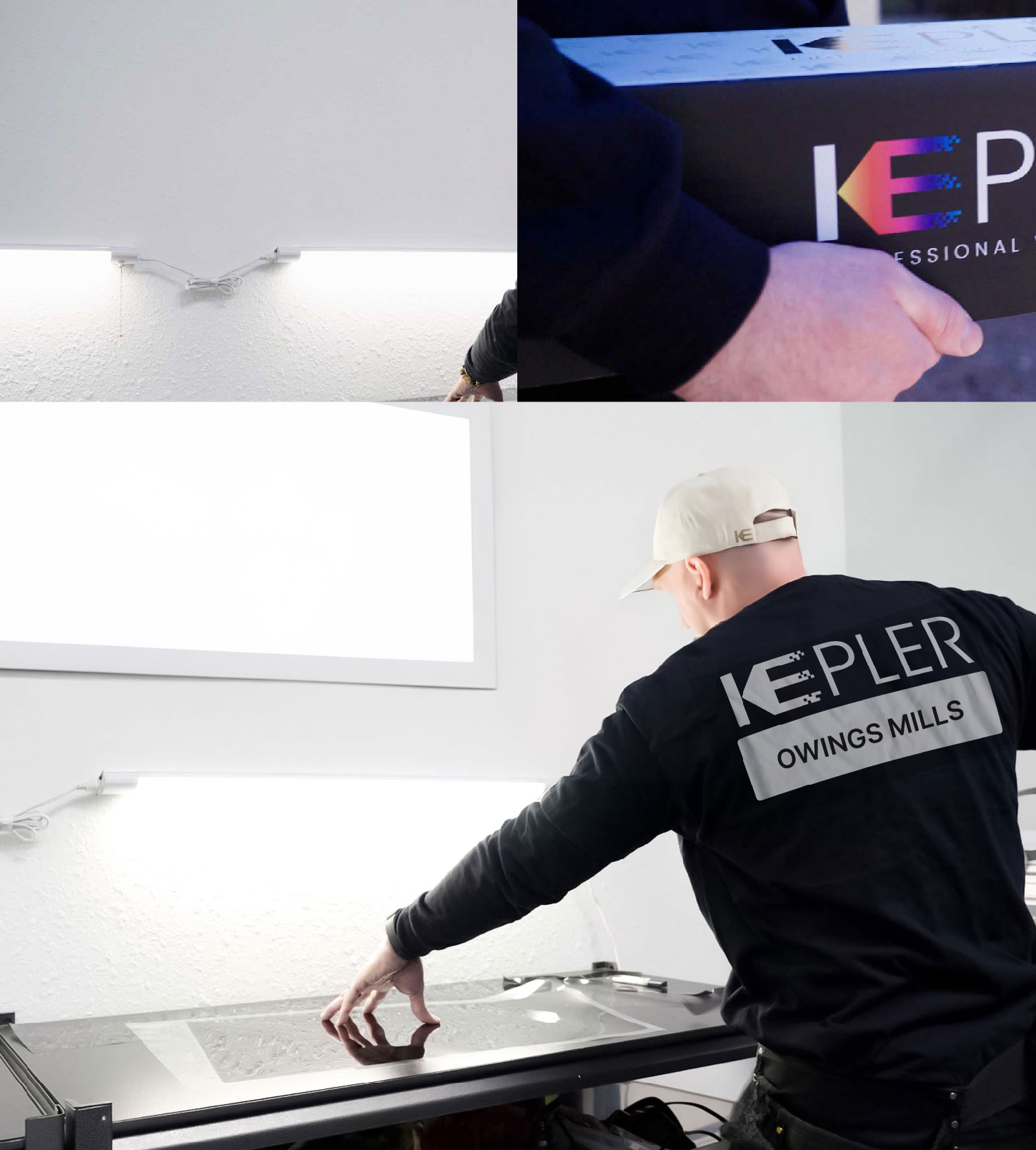 Window Tinting Specialist Cutting Film in Owings Mills, Maryland