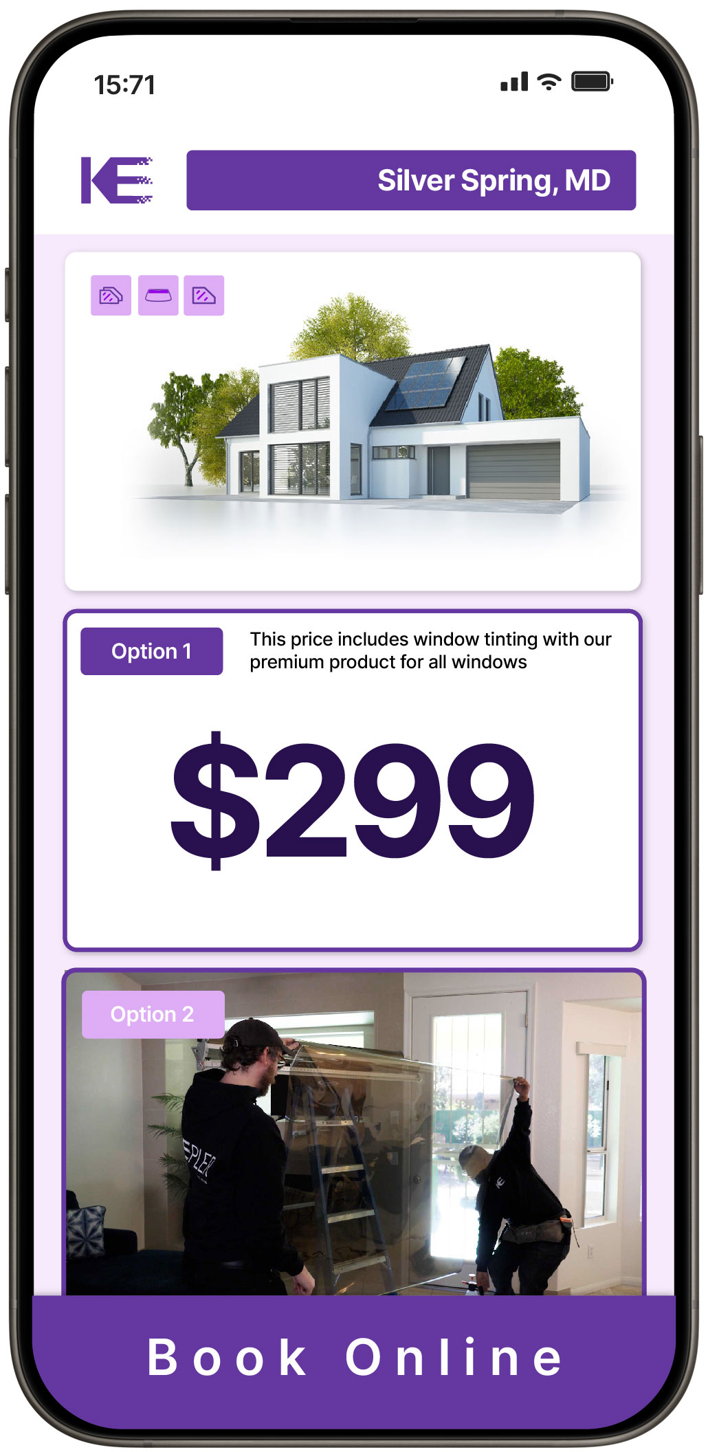 View Competitive Home Window Tinting Costs in Silver Spring, Maryland