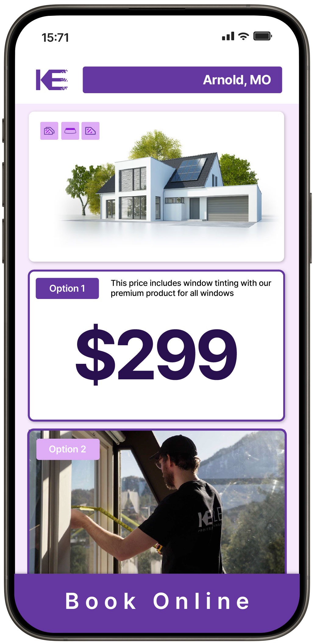 View Reasonable Home Window Tinting Rates in Arnold, Missouri