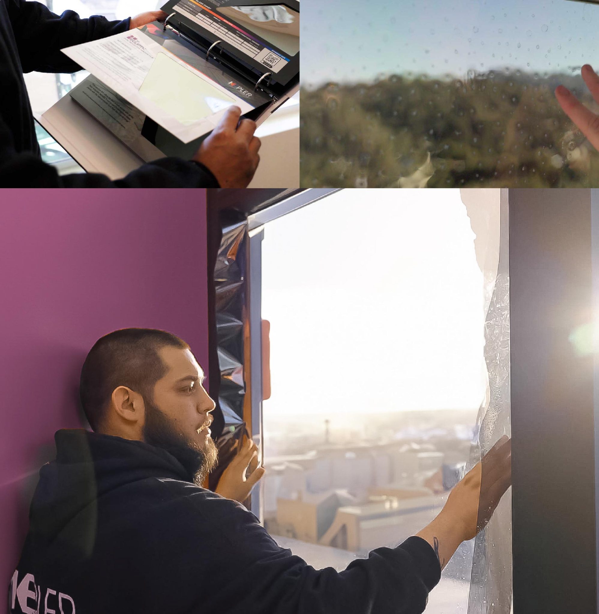 Kepler Specialist Performing Commercial Window Tinting in Virginia