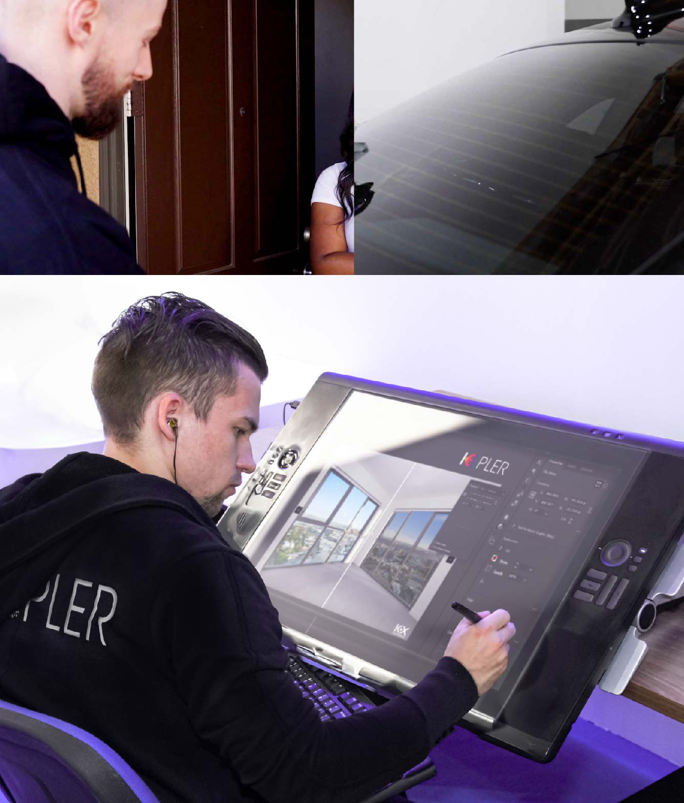 Kepler Specialist Performing Commercial Window Tinting in Farmingville Farmingville
