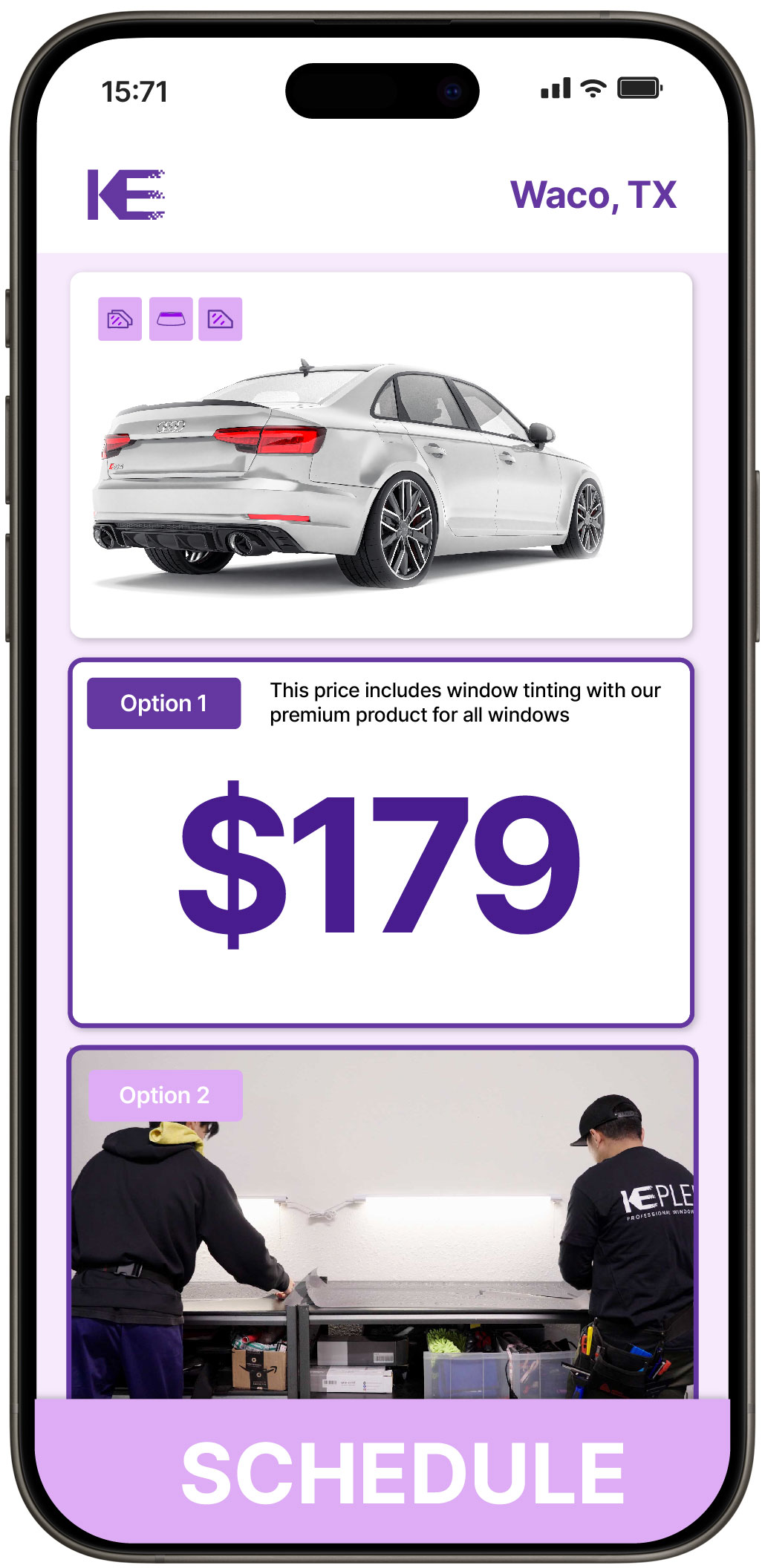View Affordable Car Window Tinting Rates in Waco, Texas