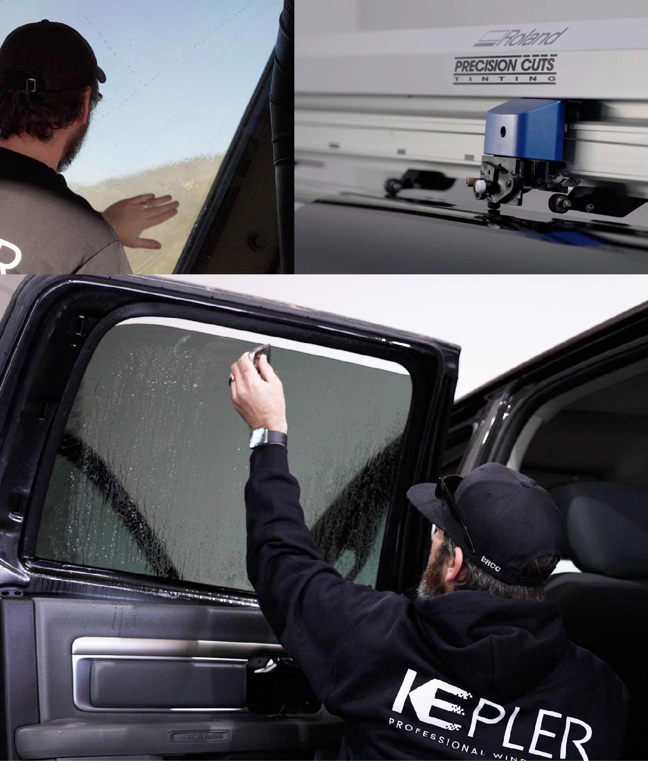 Kepler Window Tinting Specialists at Work in East Lansing, Michigan