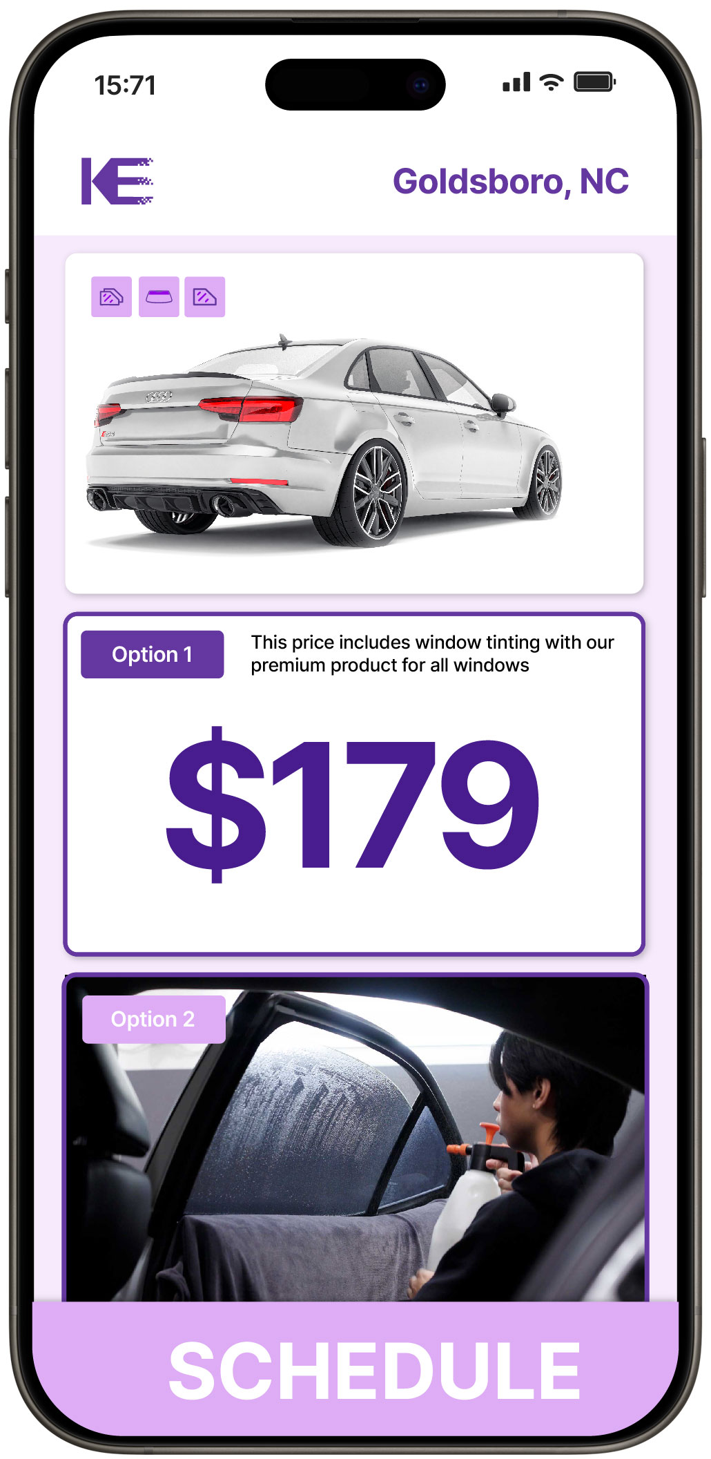 View Competitive Car Window Tinting Costs in Goldsboro, North Carolina