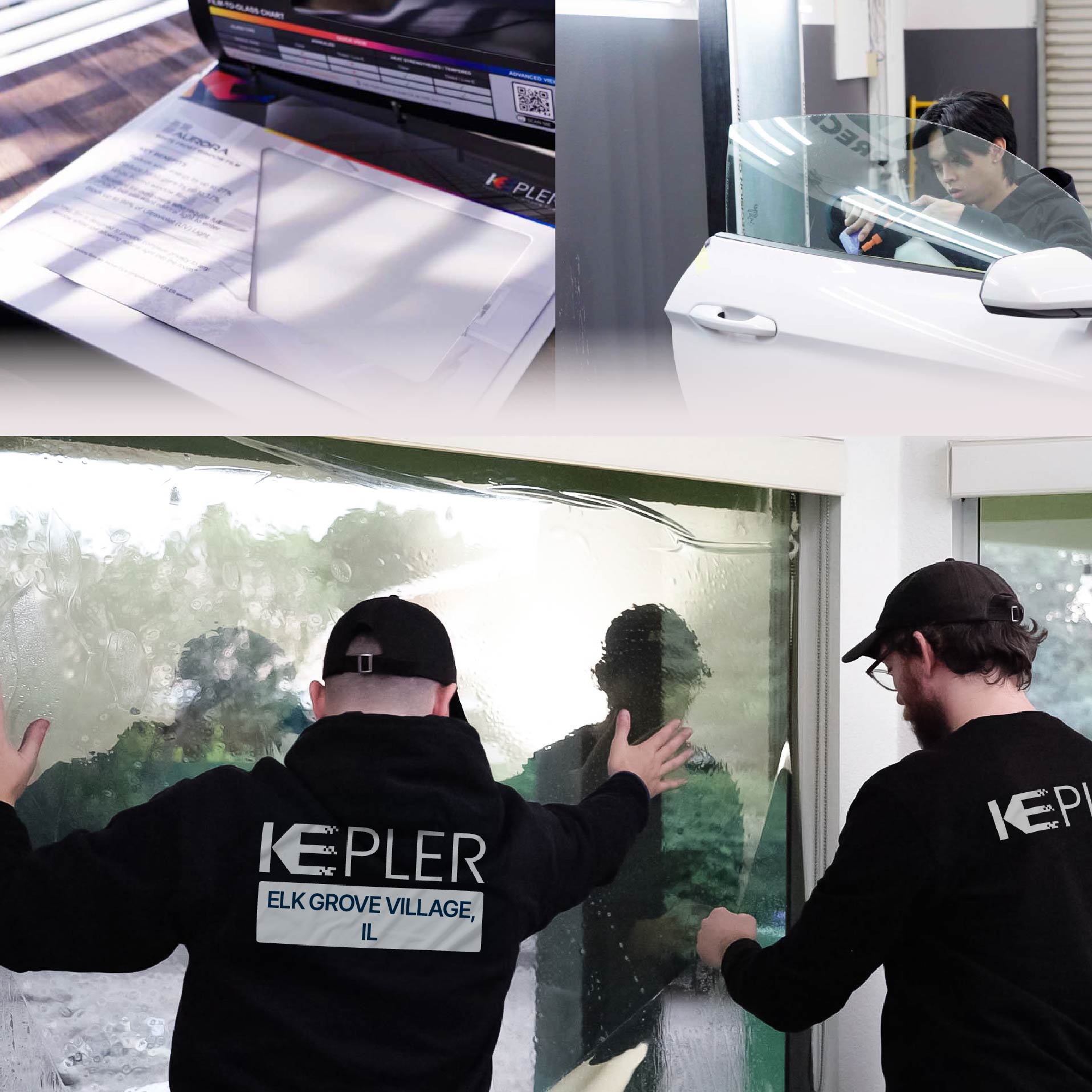 Kepler Specialist Performing Commercial Window Tinting in Elk Grove Village Elk Grove Village