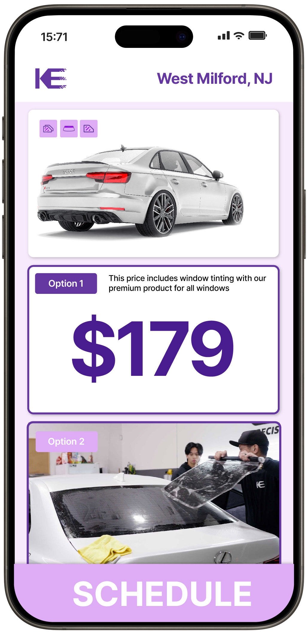 View Affordable Car Window Tinting Rates in West Milford, New Jersey