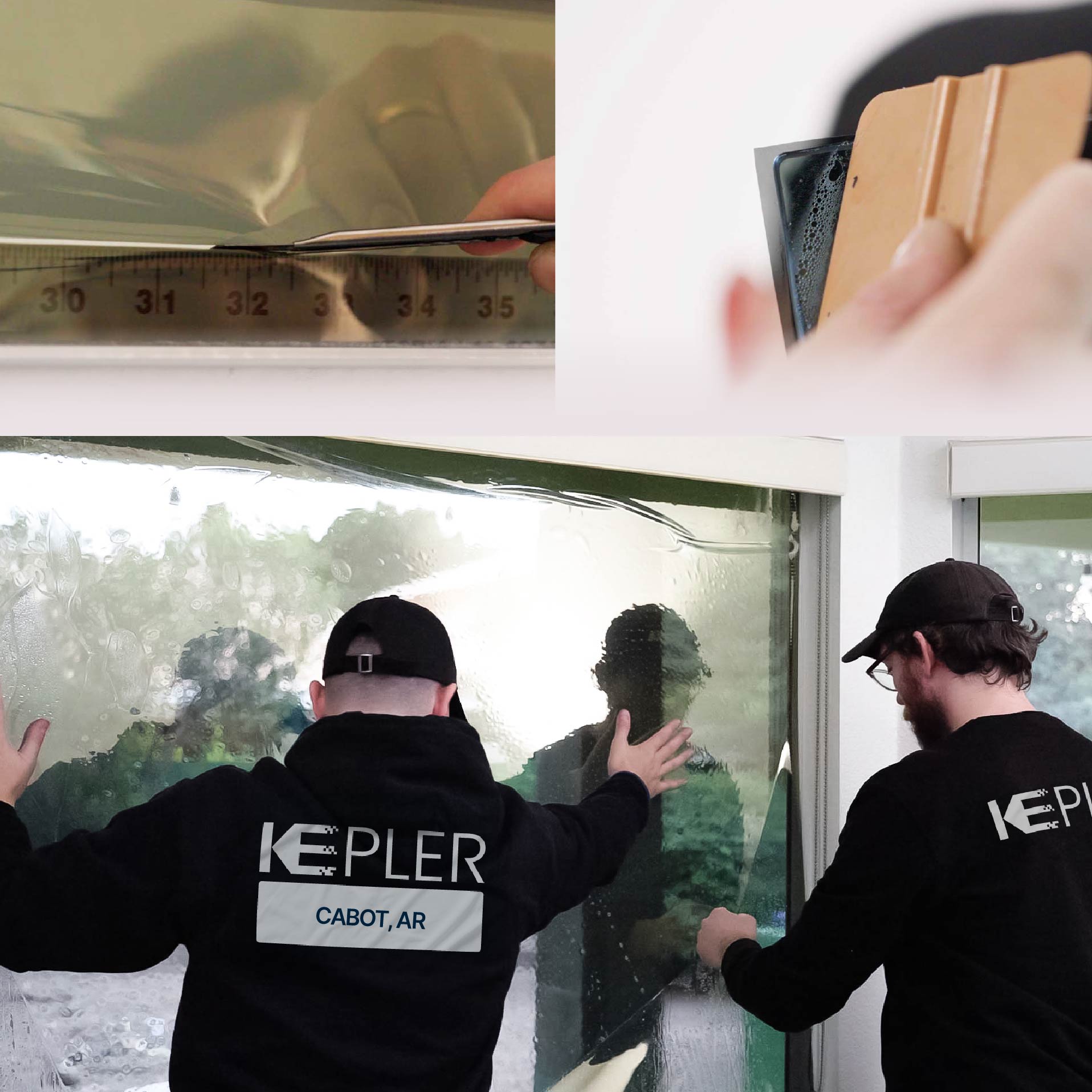 Kepler Specialist Performing Commercial Window Tinting in Cabot Cabot