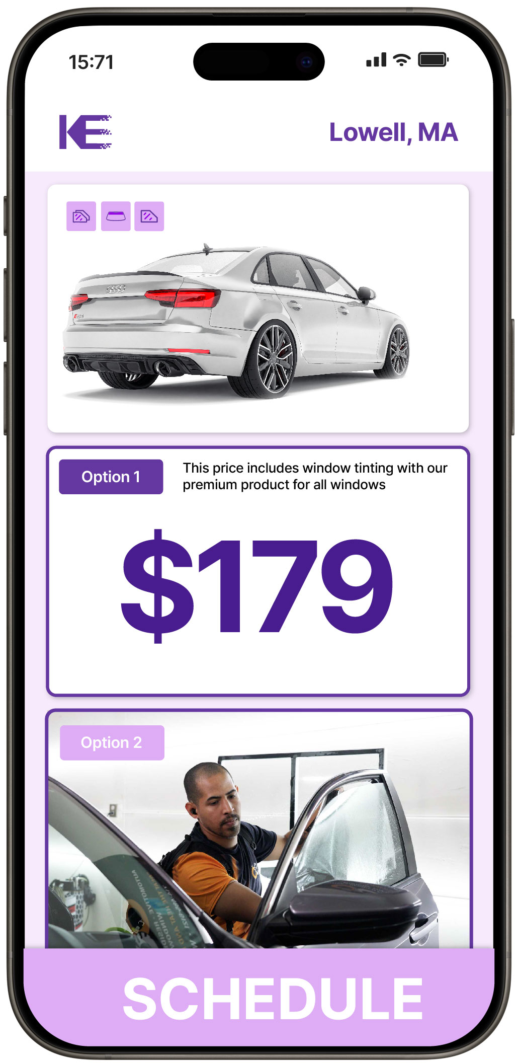 View Affordable Car Window Tinting Rates in Lowell, Massachusetts