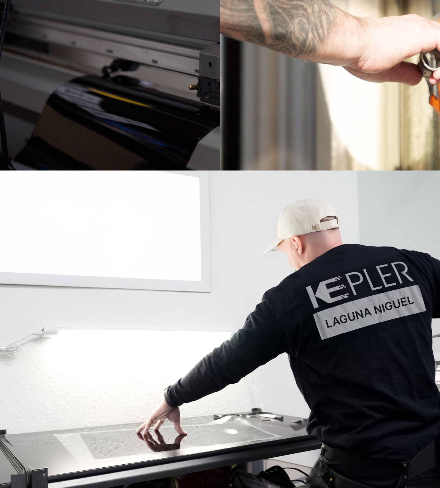 Window Tinting Specialist Cutting Film in Laguna Niguel, California