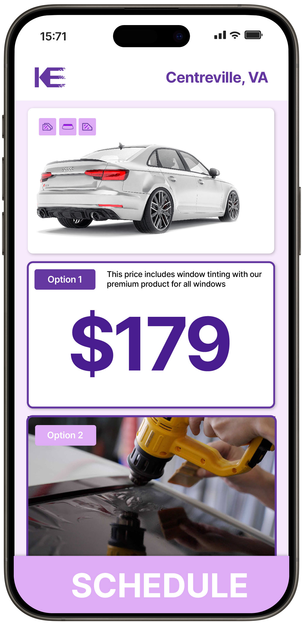 View Affordable Car Window Tinting Costs in Centreville, Virginia