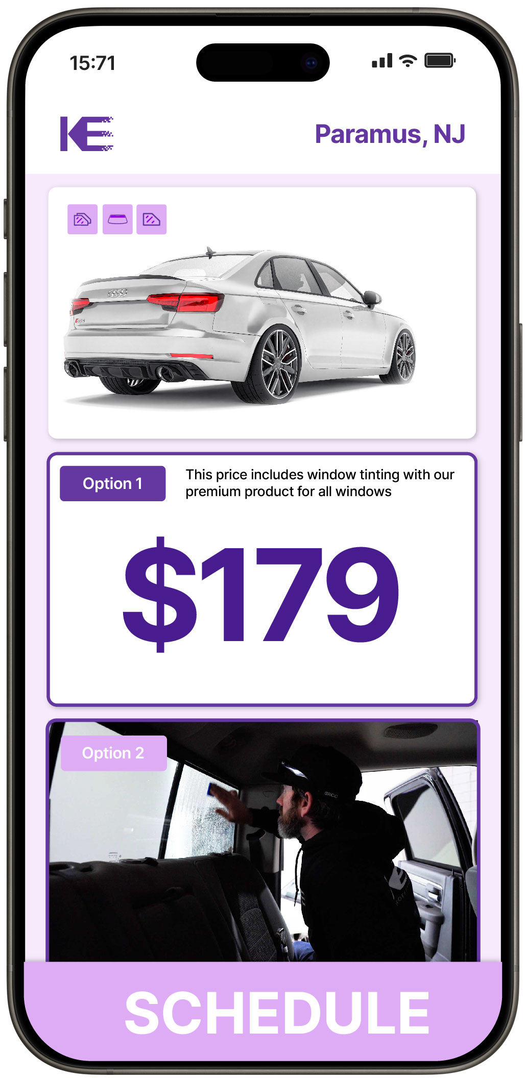 View Competitive Car Window Tinting Prices in Paramus, New Jersey