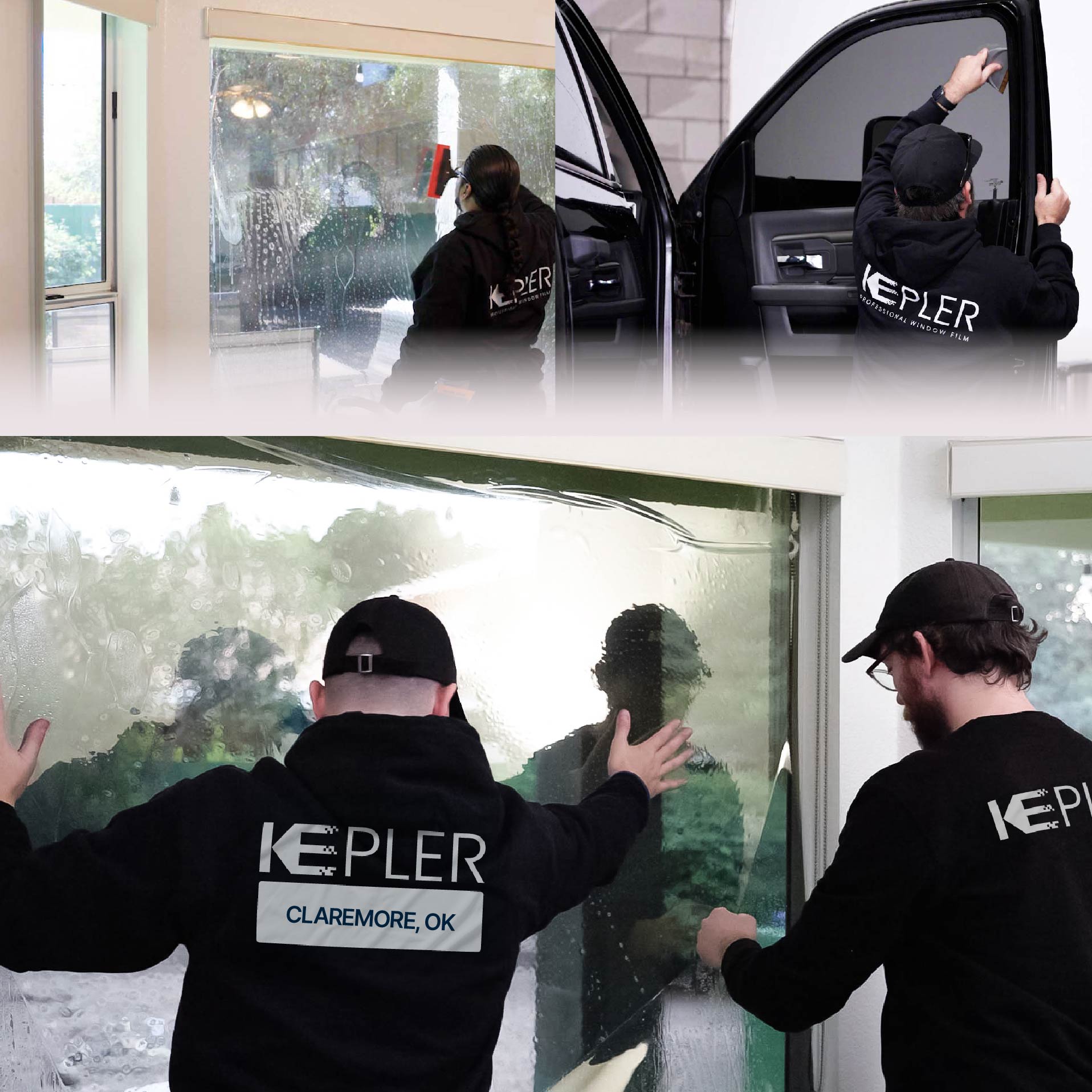 Kepler Specialist Performing Commercial Window Tinting in Claremore Claremore
