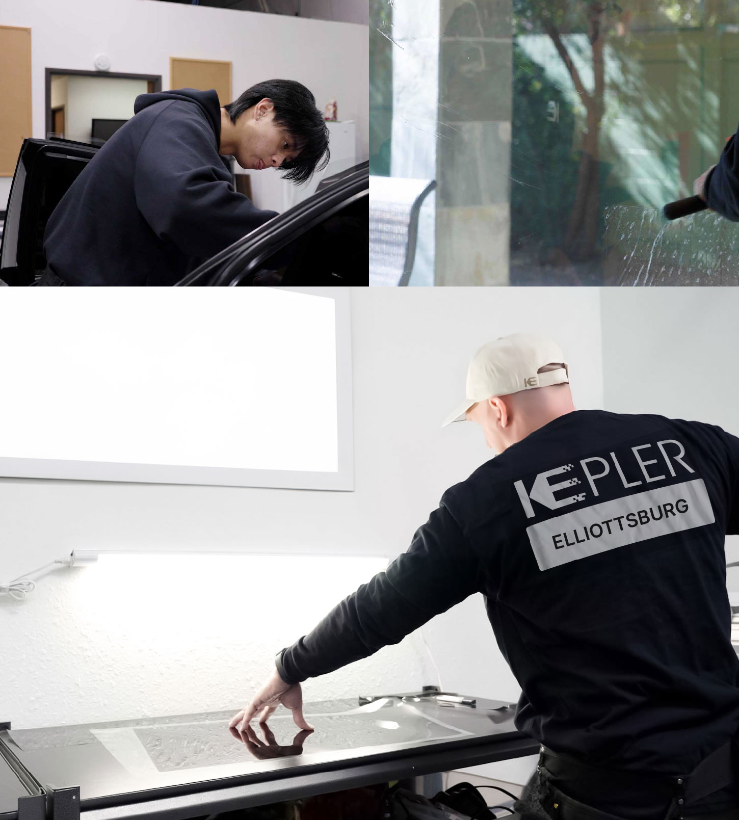 Window Tinting Specialist Cutting Film in Elliottsburg, Pennsylvania