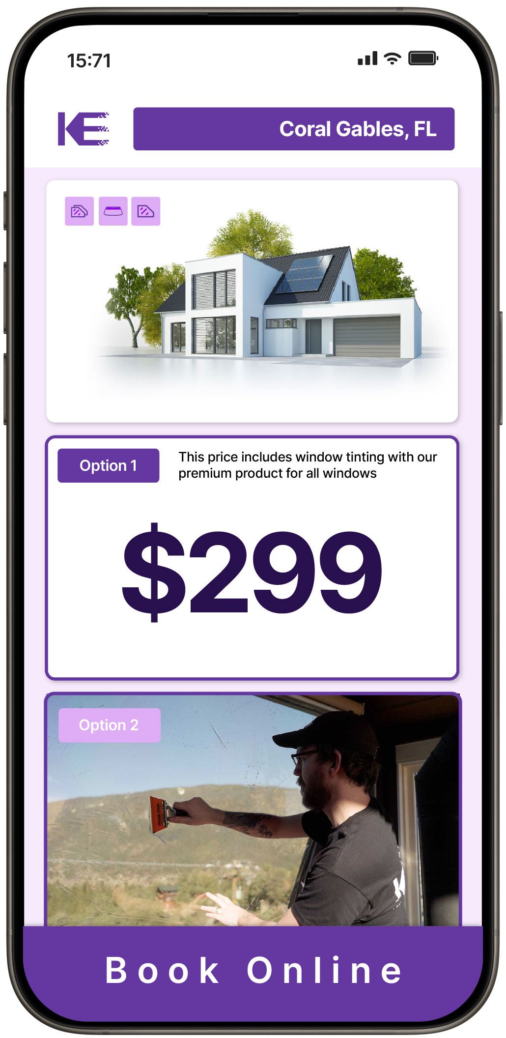 View Affordable Home Window Tinting Prices in Coral Gables, Florida