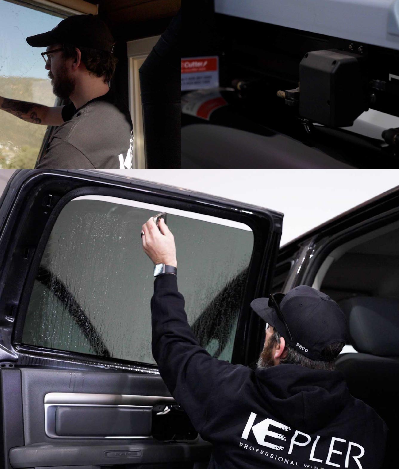Kepler Window Tinting Specialists at Work in Johnson City, Tennessee