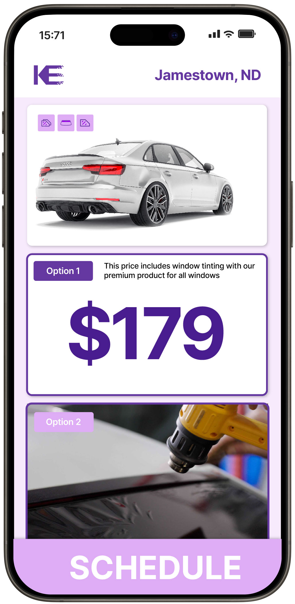 View Affordable Car Window Tinting Costs in Jamestown, North Dakota