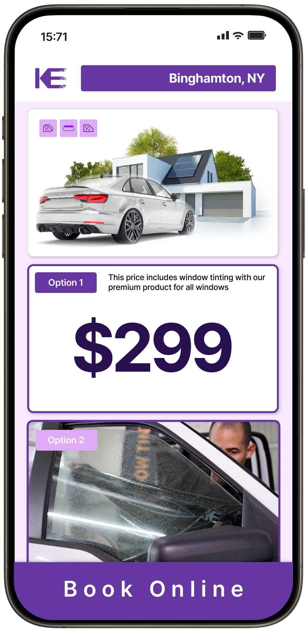 View Competitive Window Tinting Prices in Binghamton, New York