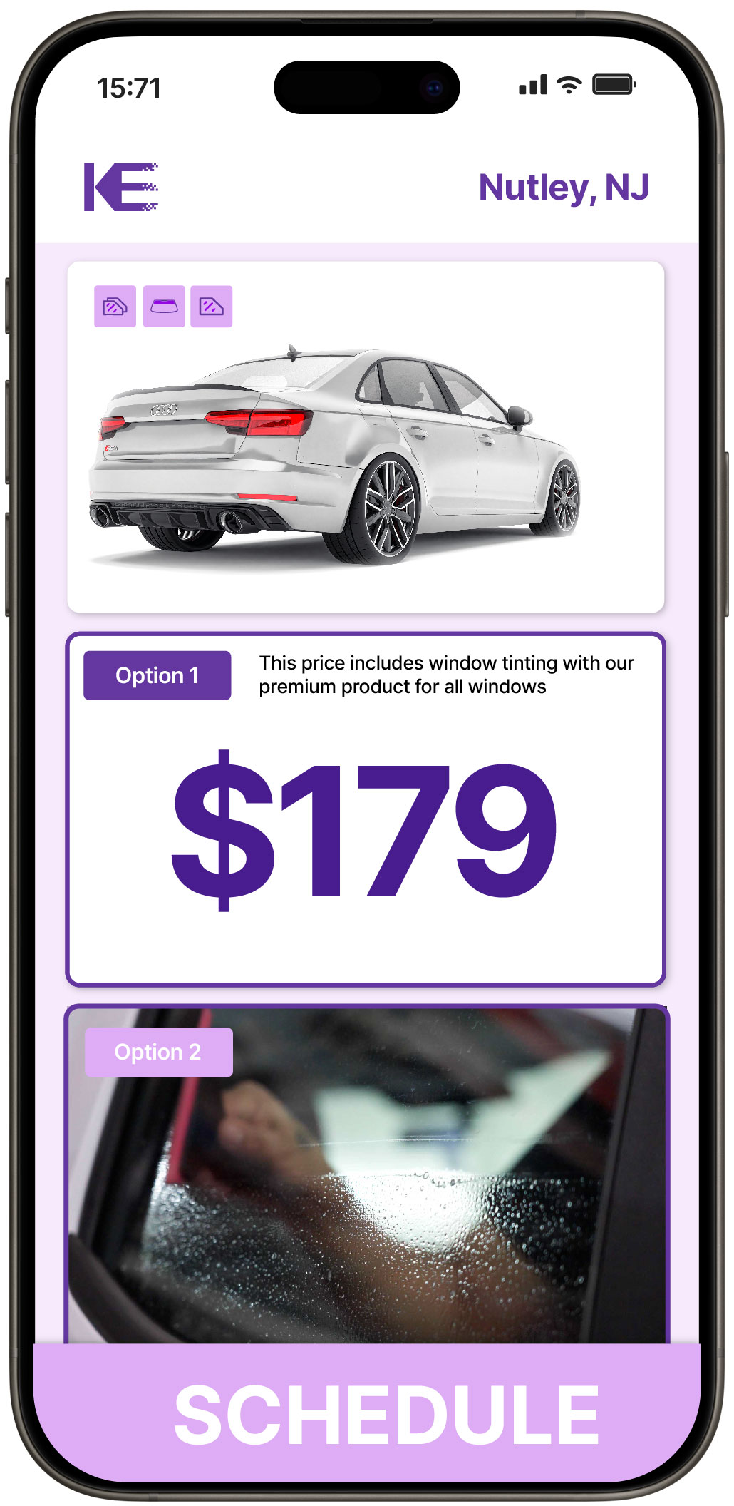 View Competitive Car Window Tinting Rates in Nutley, New Jersey