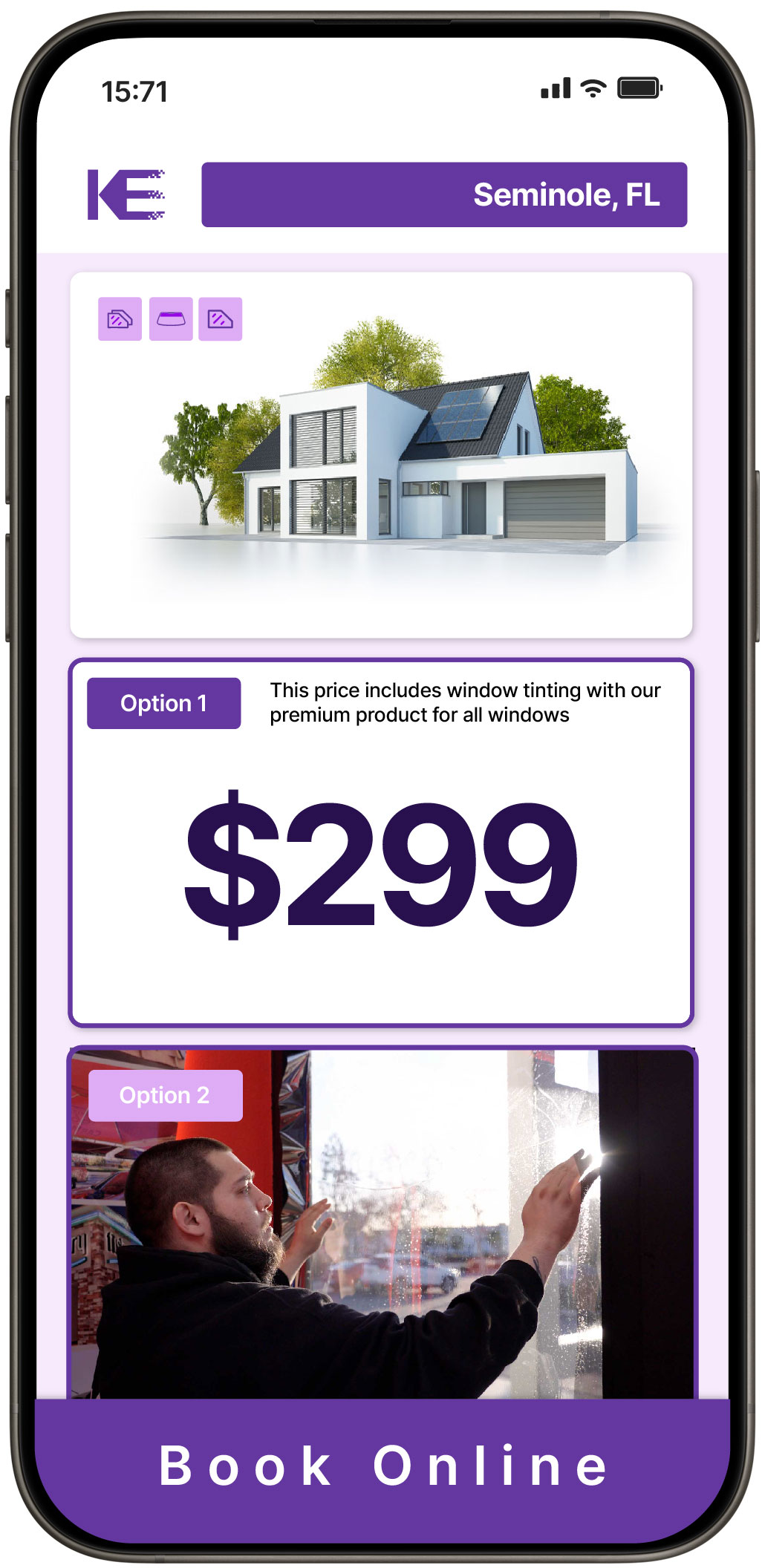 View Reasonable Home Window Tinting Rates in Seminole, Florida
