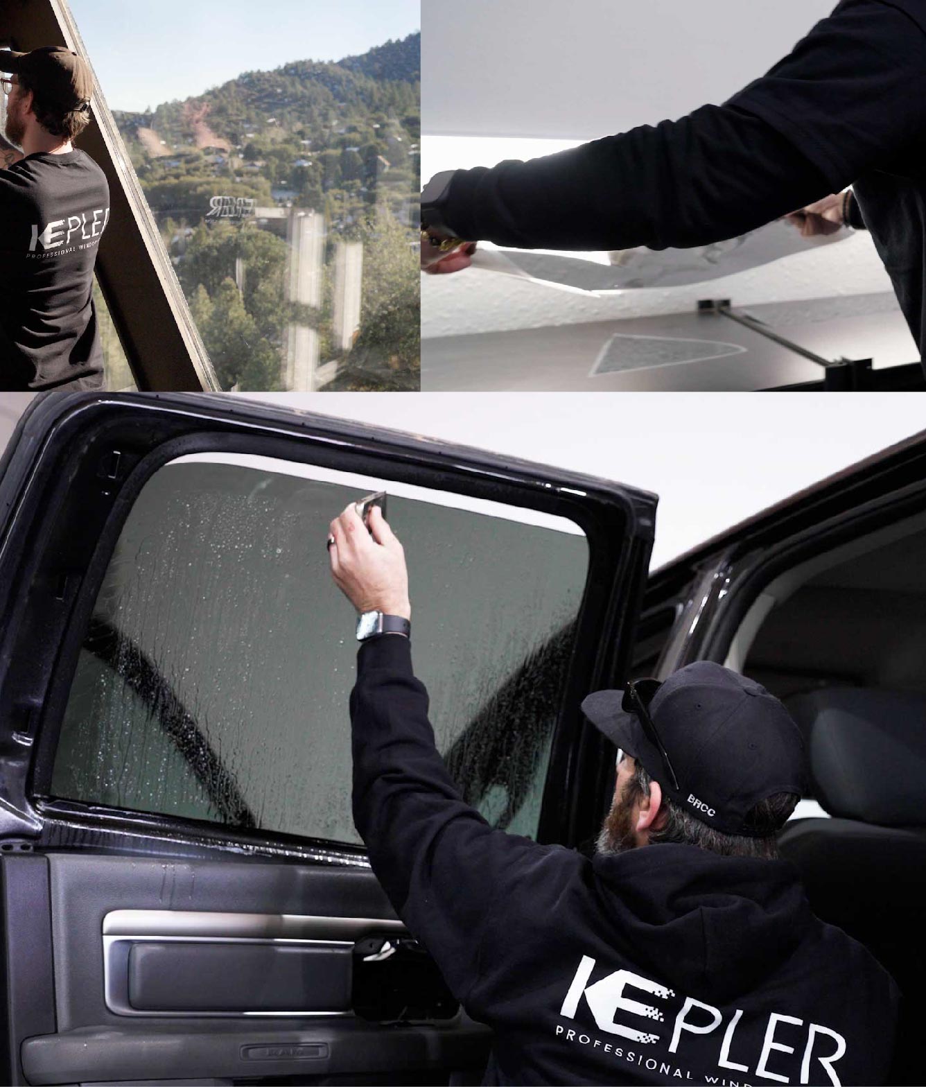 Kepler Window Tinting Specialists at Work in North Tonawanda, New York