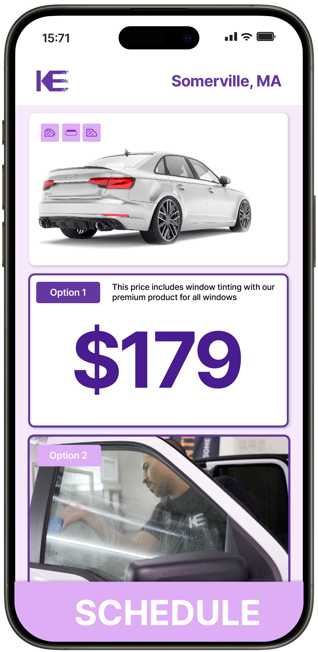View Affordable Car Window Tinting Prices in Somerville, Massachusetts