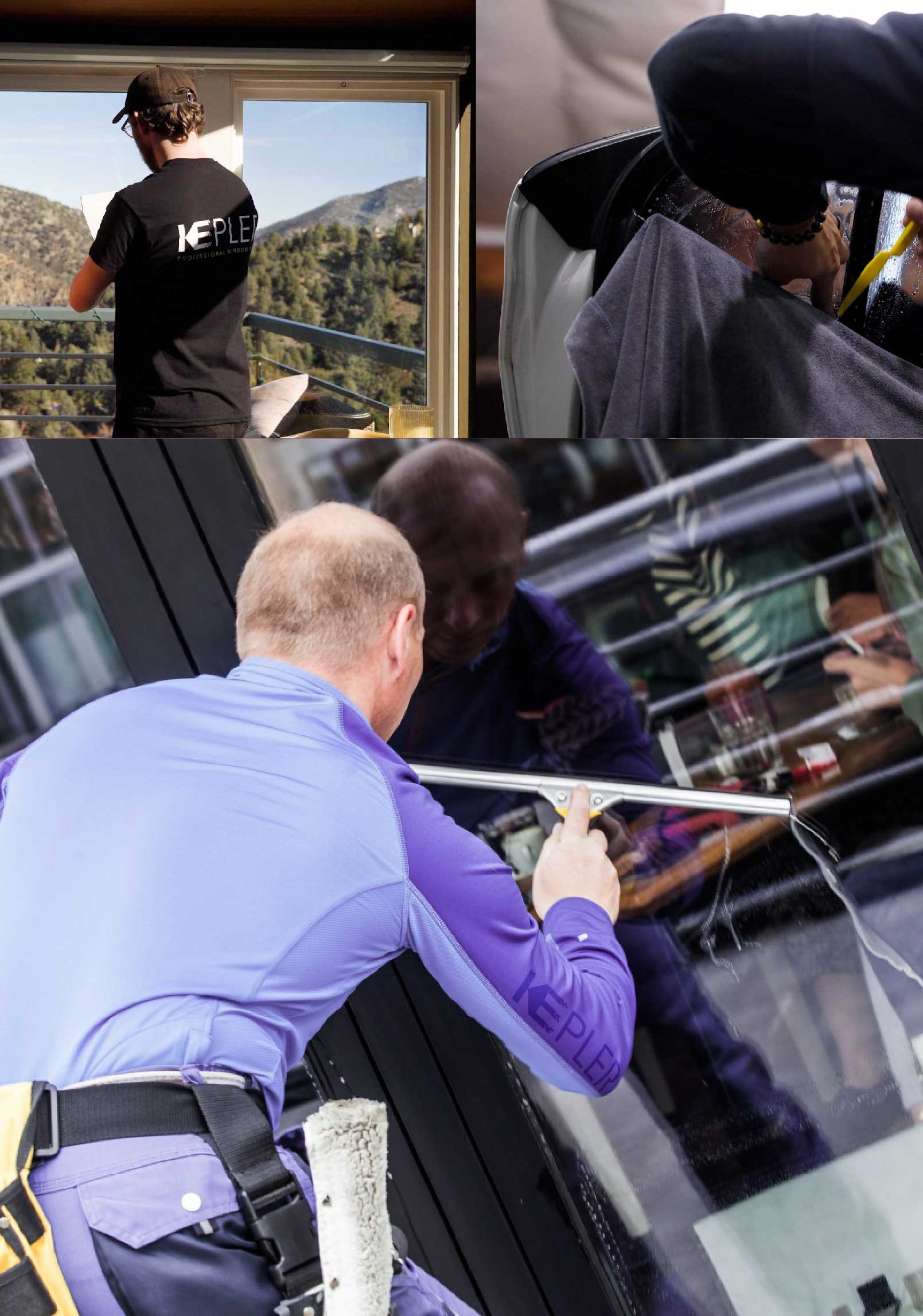 Kepler Expert Applying Anti-Graffiti Window Film to a Corona Shop Front