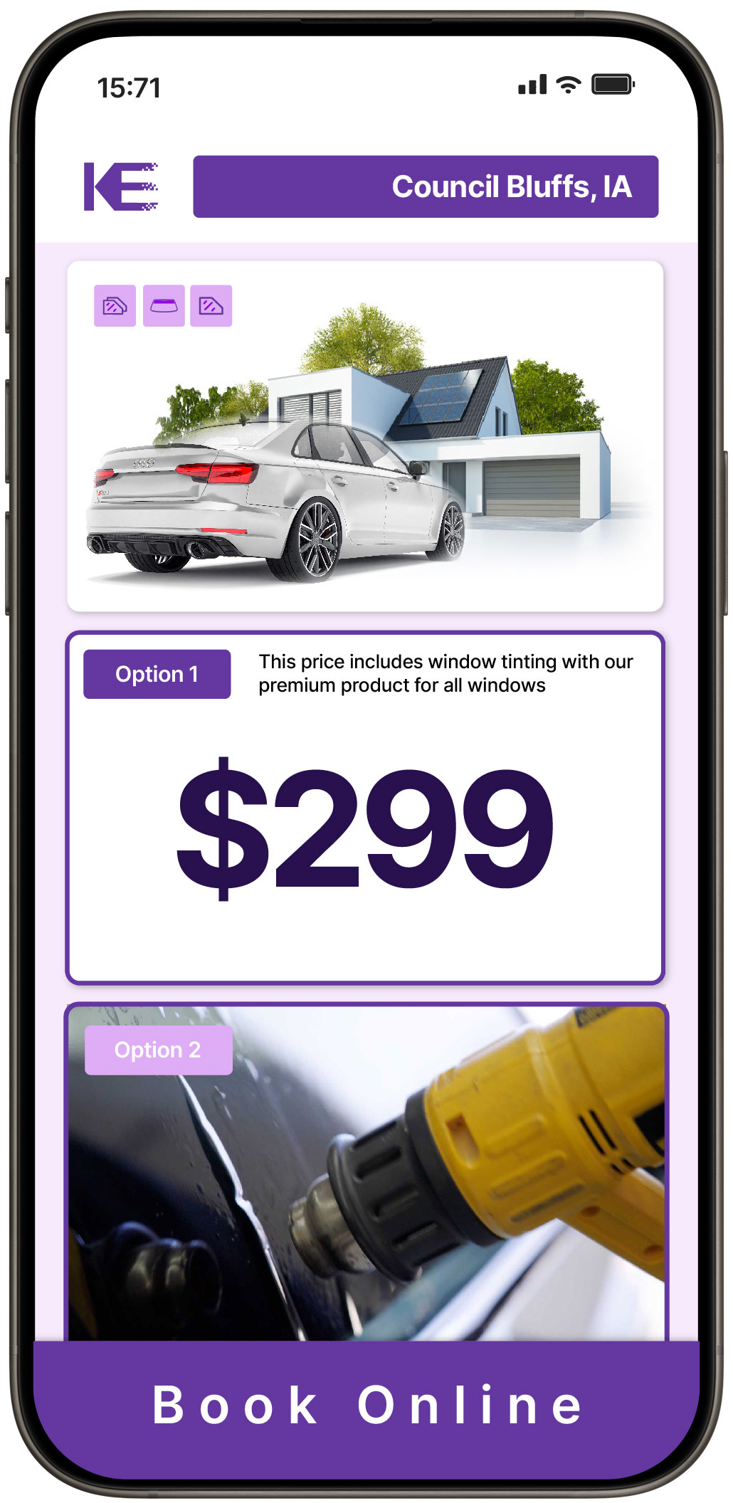 View Competitive Window Tinting Prices in Council Bluffs, Iowa