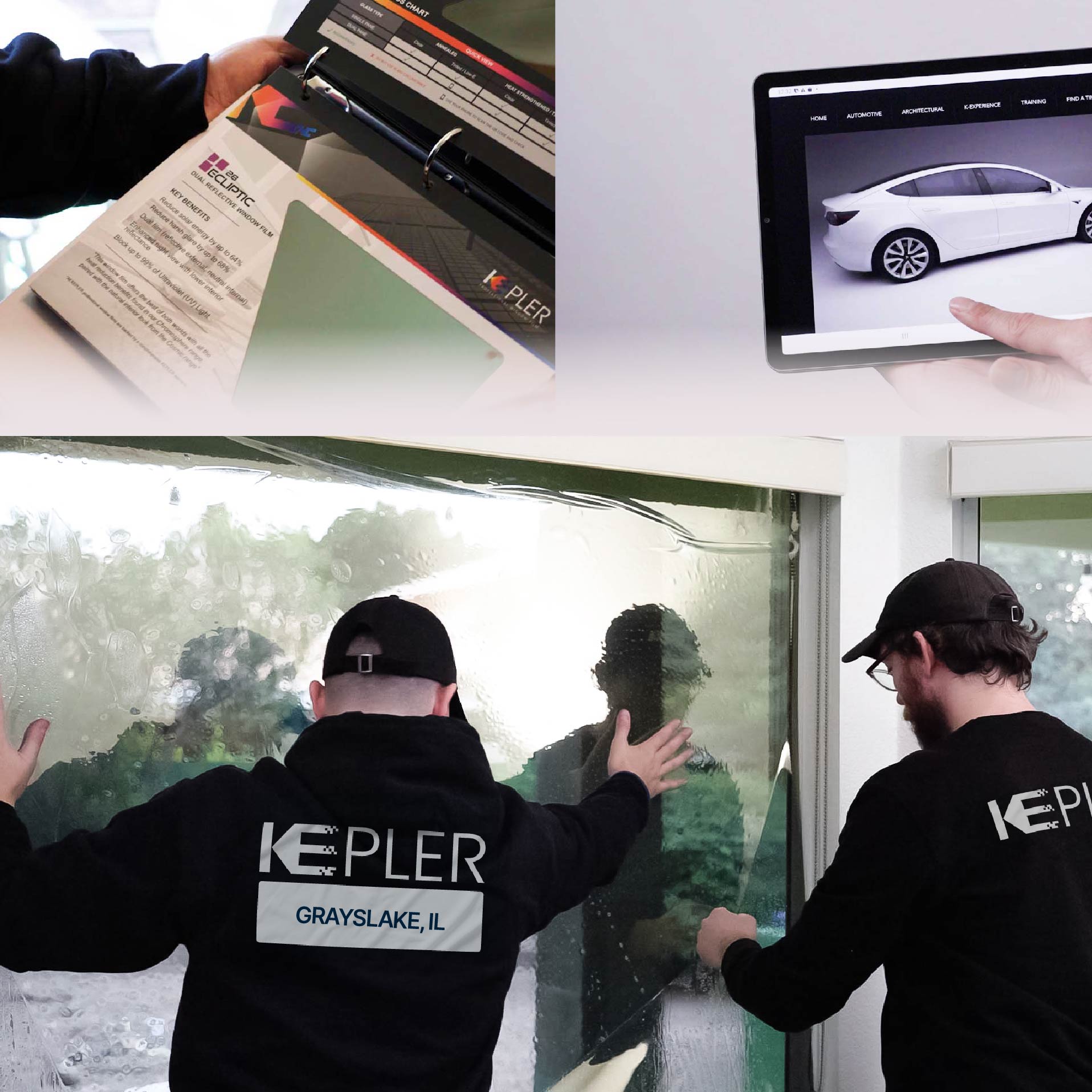 Kepler Specialist Performing Commercial Window Tinting in Grayslake Grayslake