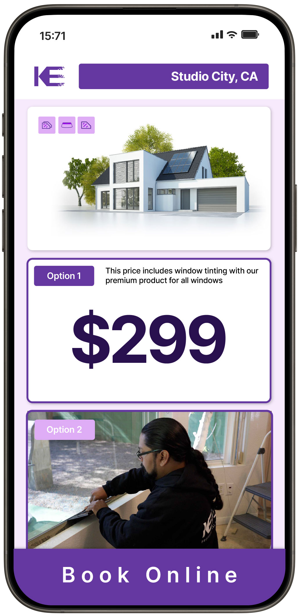 View Competitive Home Window Tinting Prices in Studio City, California