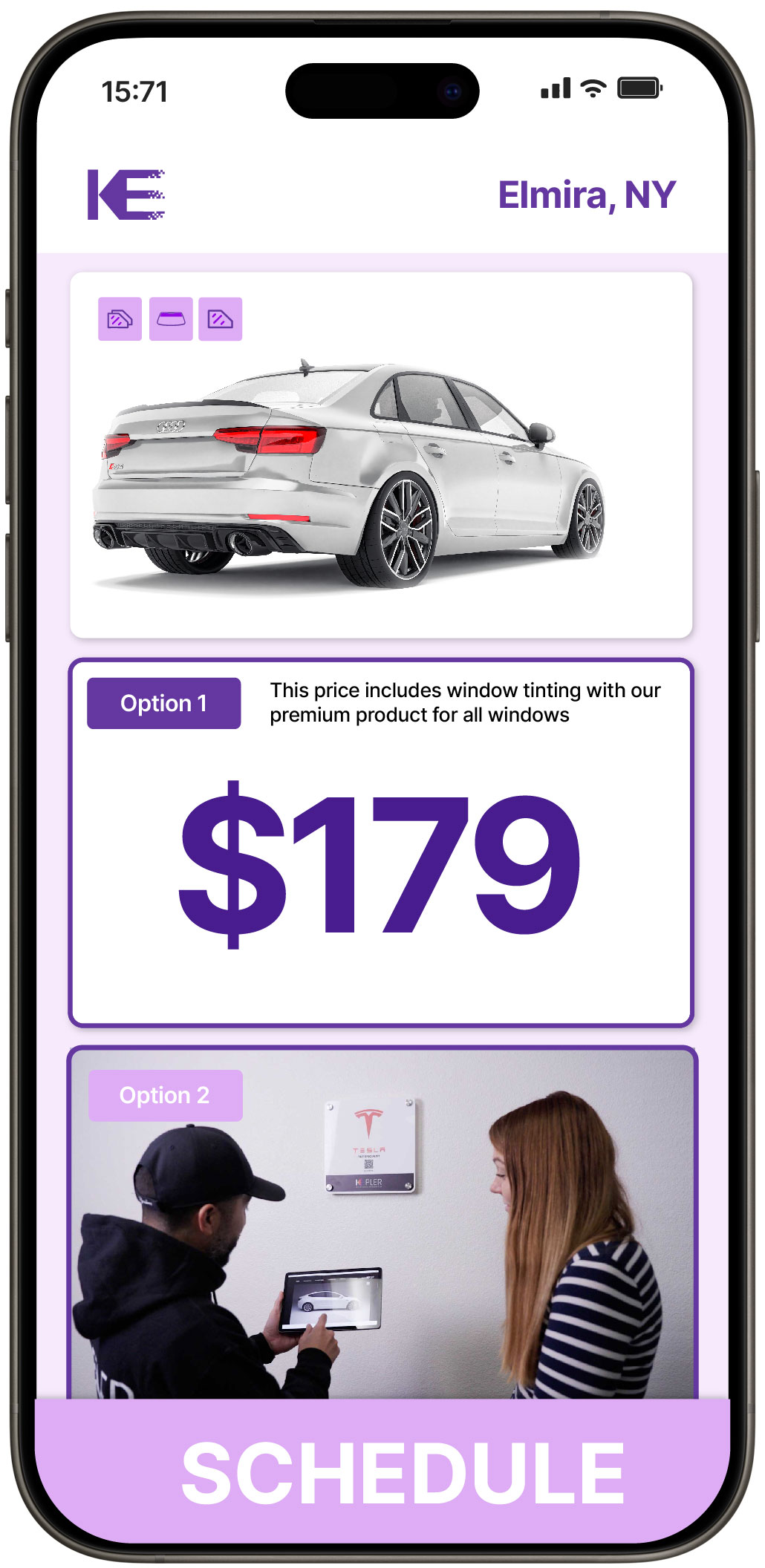 View Reasonable Car Window Tinting Costs in Elmira, New York