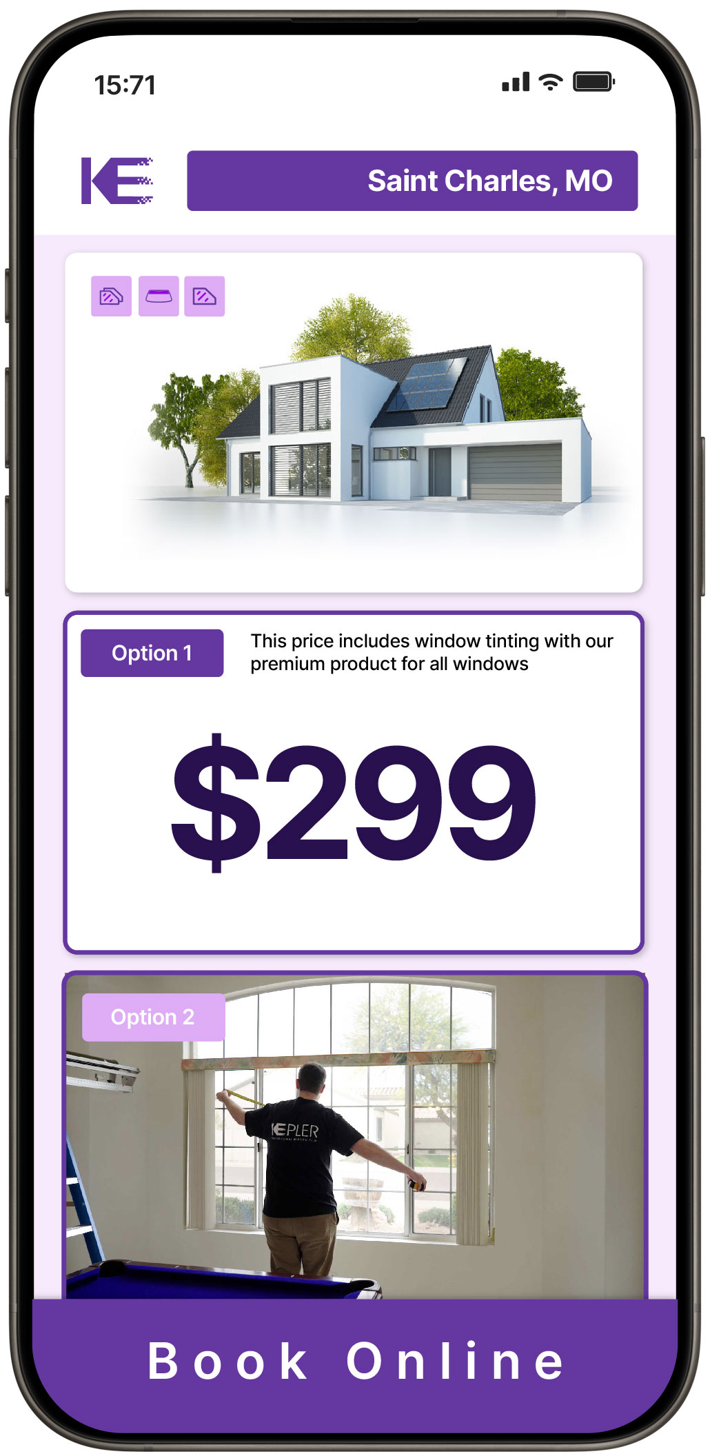 View Reasonable Home Window Tinting Prices in Saint Charles, Missouri