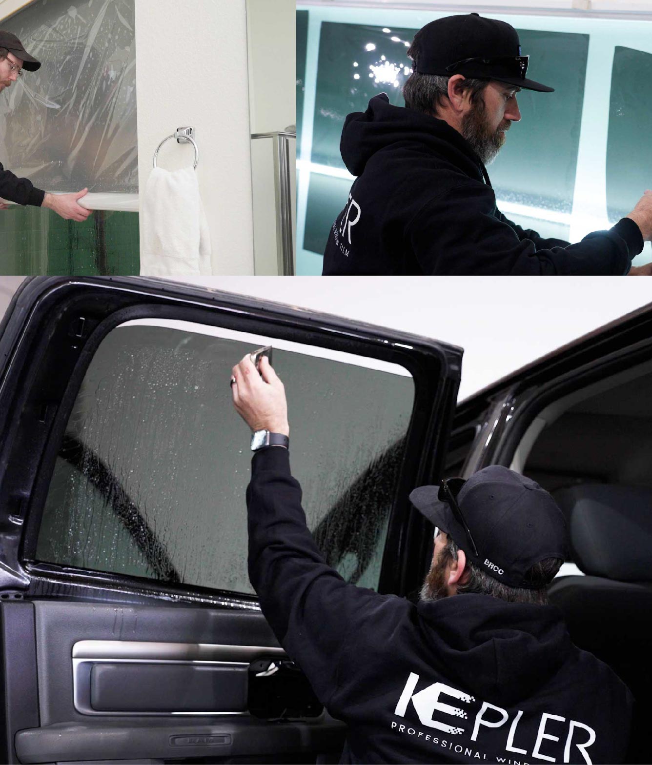 Kepler Window Tinting Specialists at Work in Farmington, Connecticut