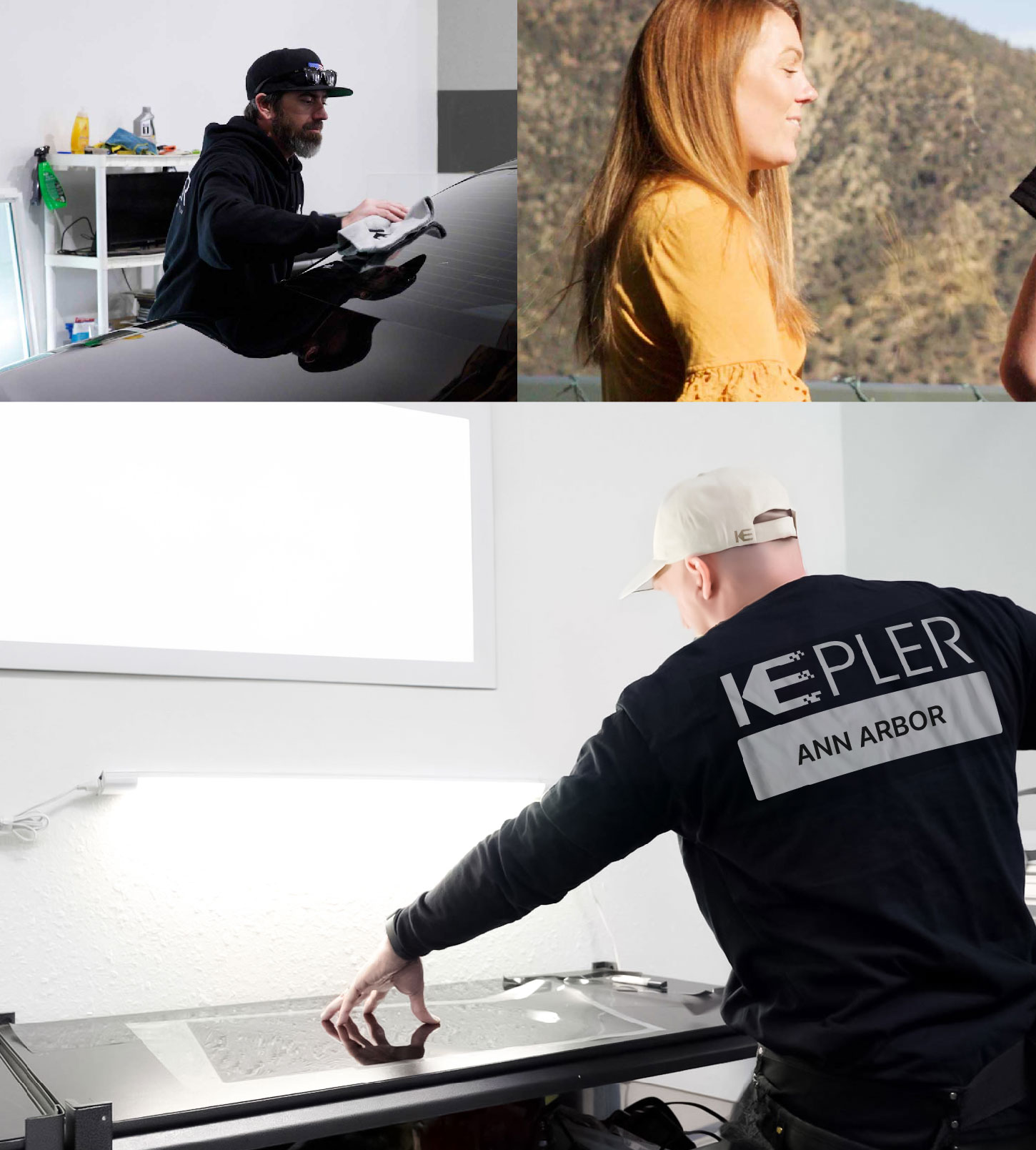 Window Tinting Specialist Cutting Film in Ann Arbor, Michigan