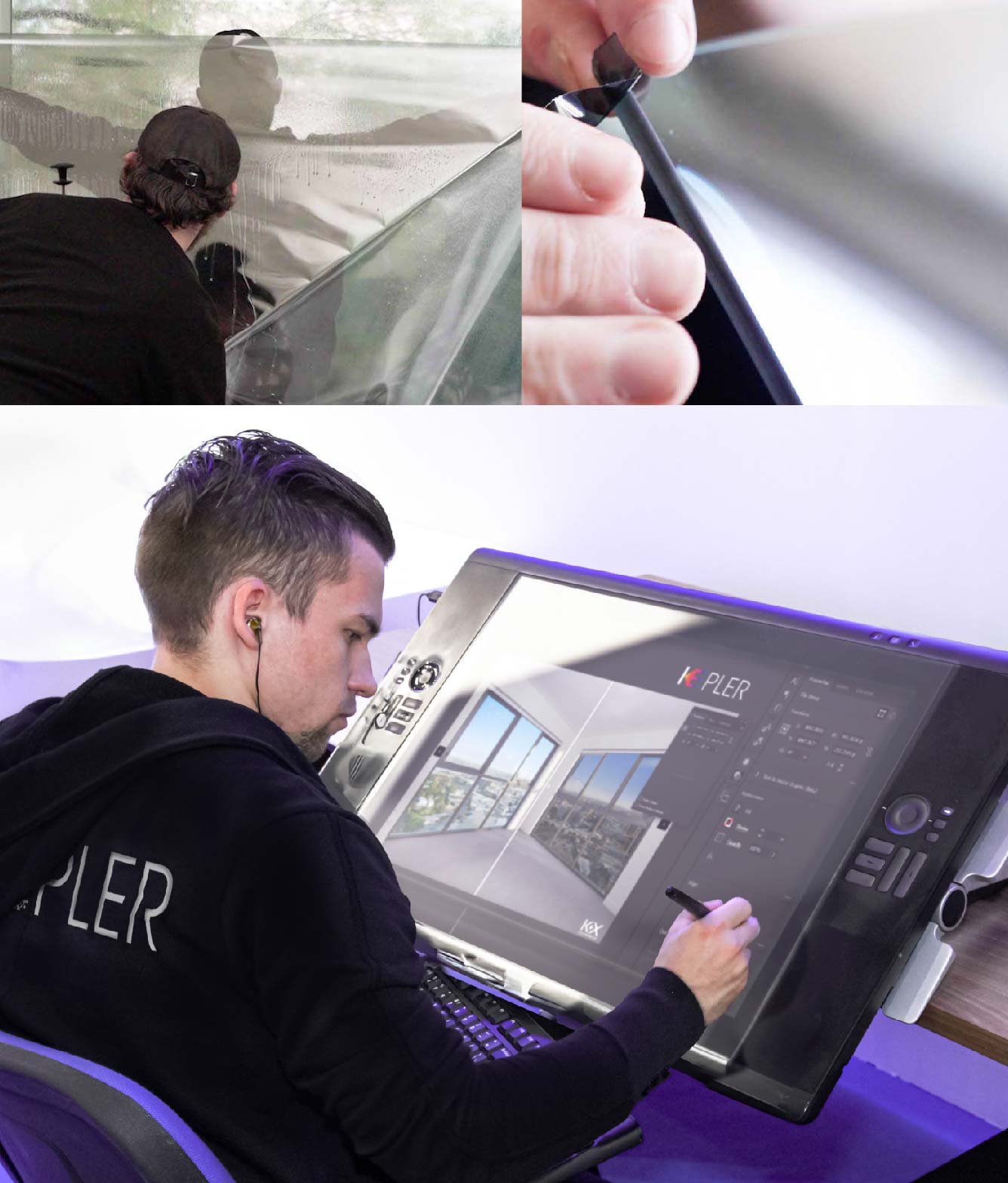 Kepler Specialist Performing Commercial Window Tinting in North Ridgeville North Ridgeville