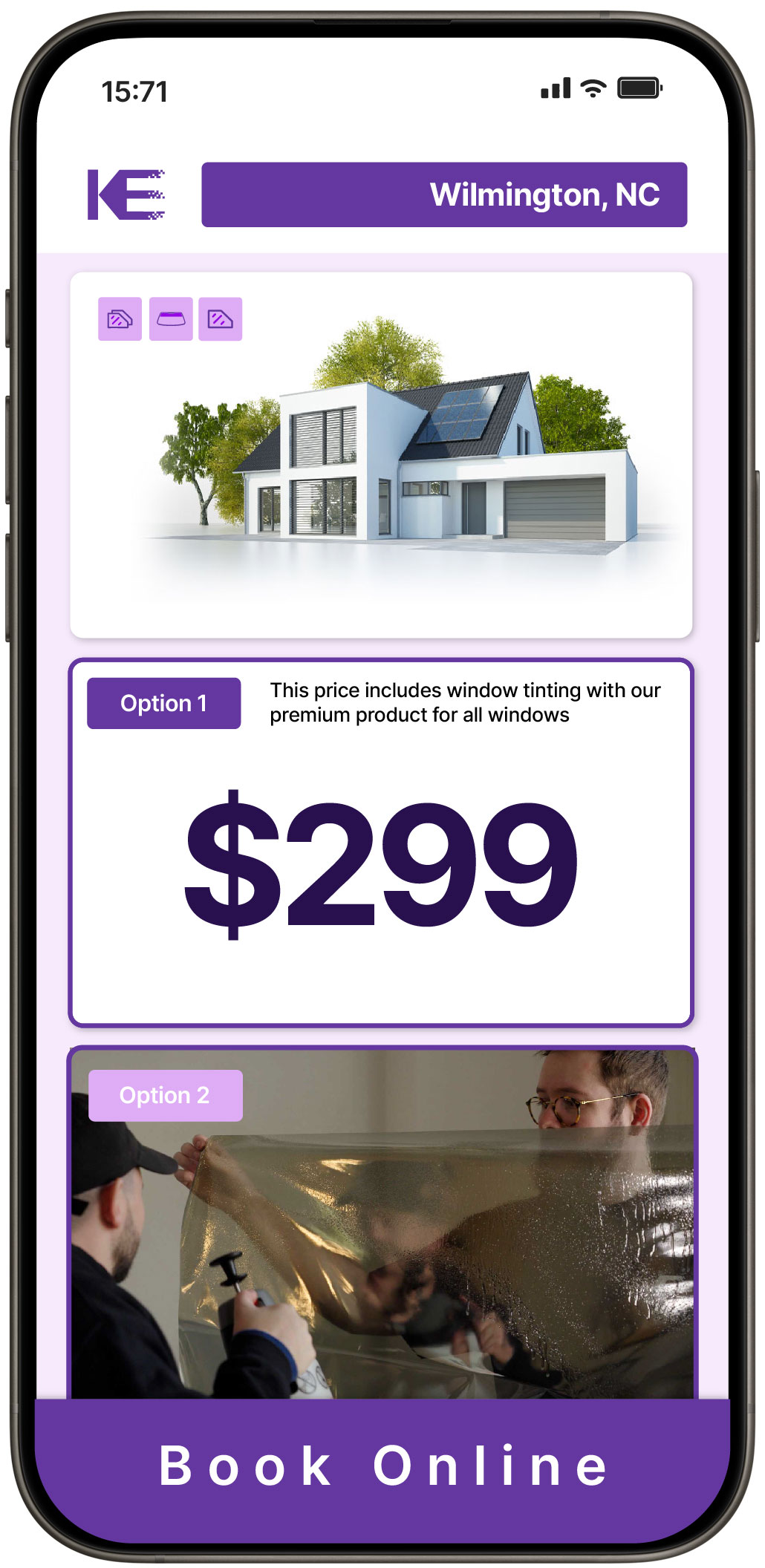 View Competitive Home Window Tinting Prices in Wilmington, North Carolina